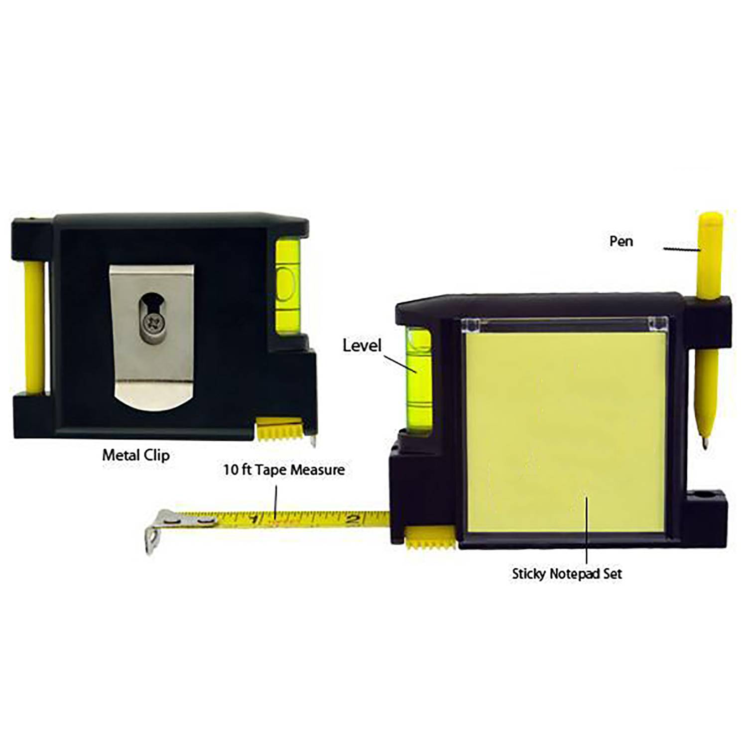 Multi-Function Tape Measure w/ Built-in Level 4