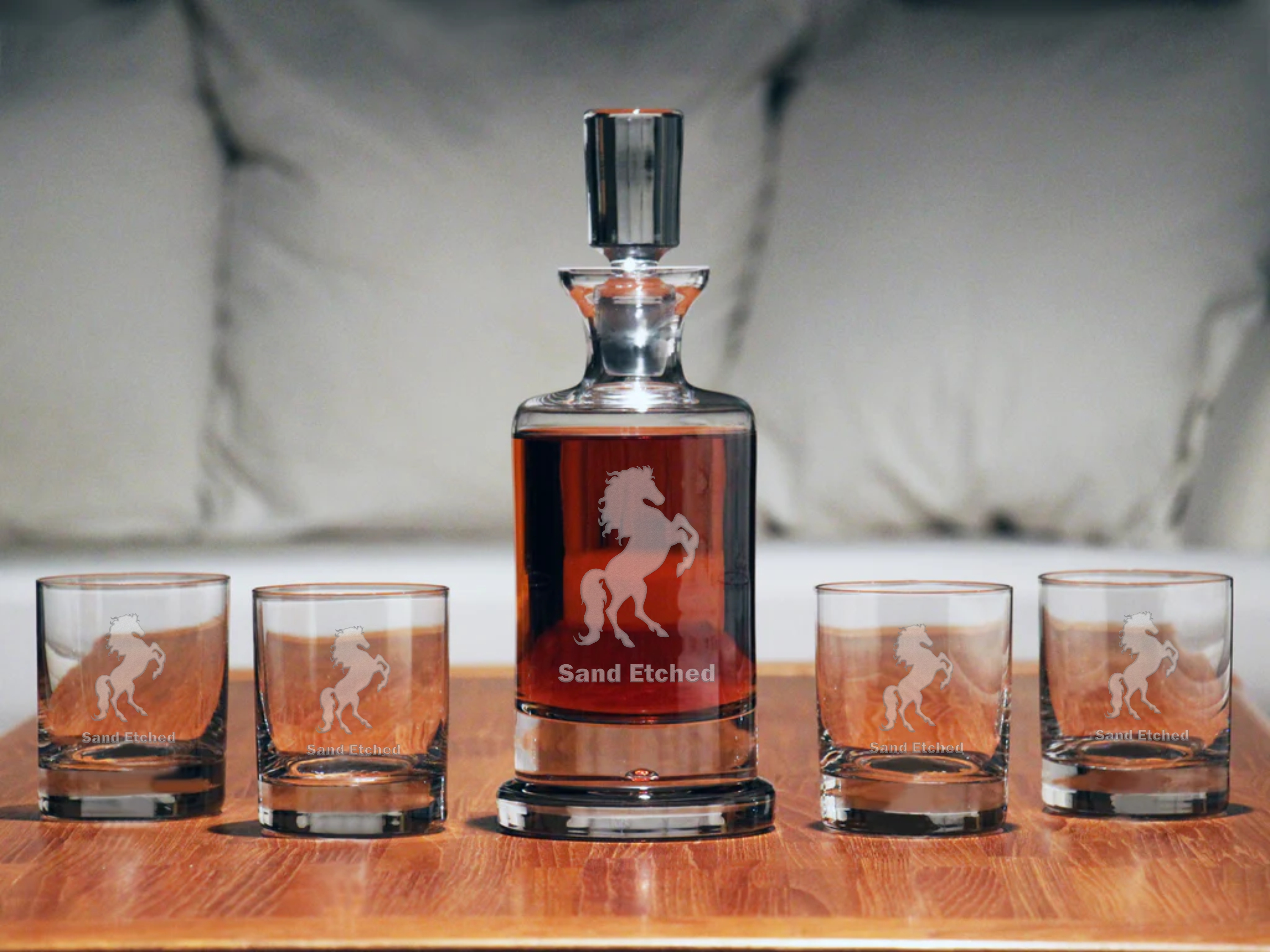 Kensington Decanter Gift Set Lead-Free Crystal
