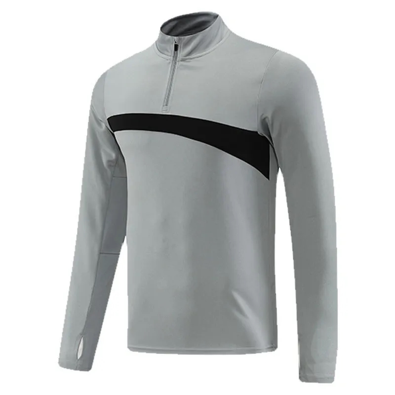Quarter Zip Pullover Dry Long Sleeves Football Shirt 3