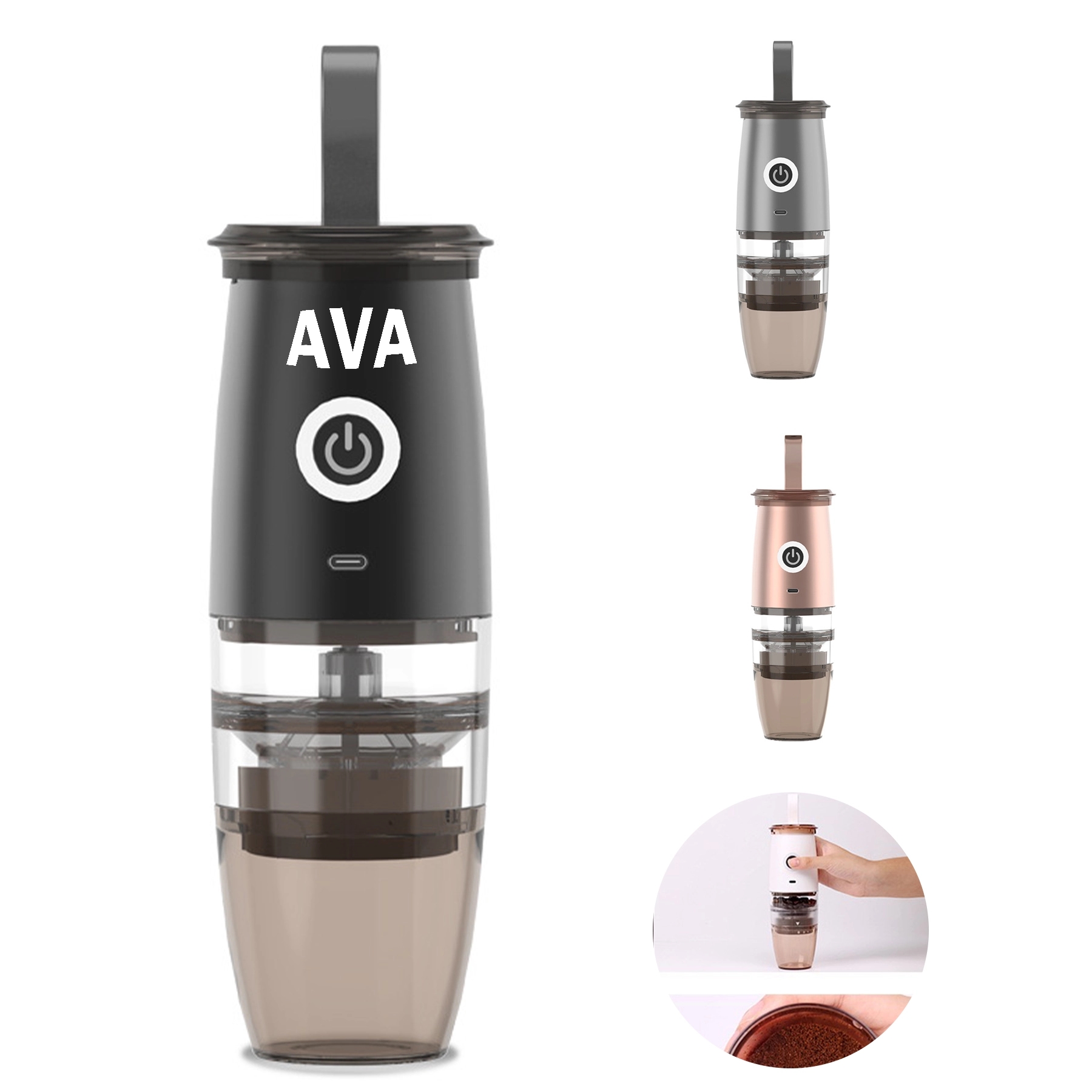 Automatic Small Office Coffee Grinder 4