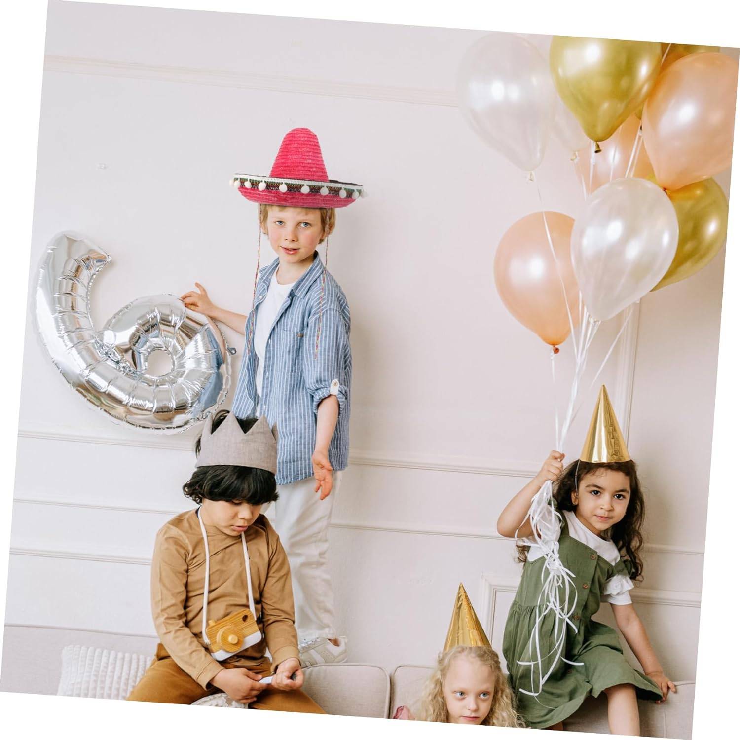 Handmade Straw Hat for Children 6