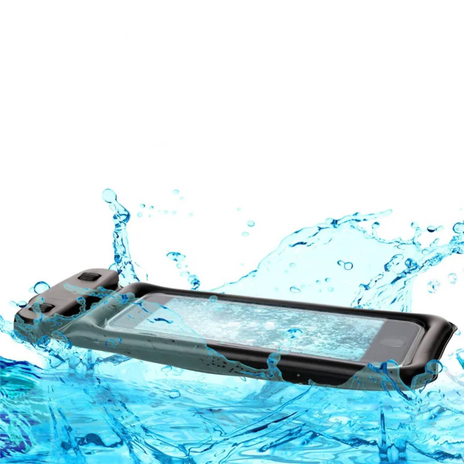 IPX8 Waterproof Floating Mobile Phone PVC Pouch with Lanyard 12