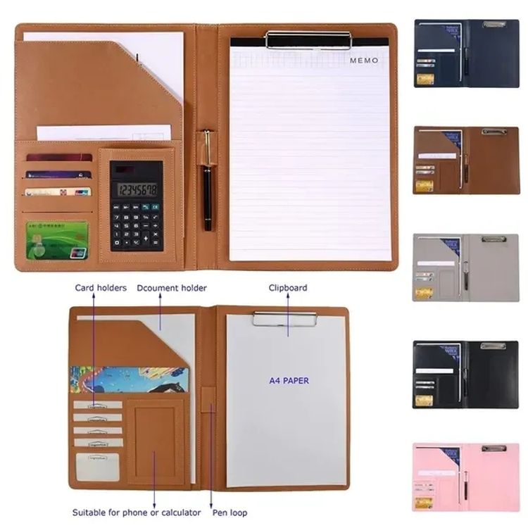 Leatherette Padfolio with Notepad 3