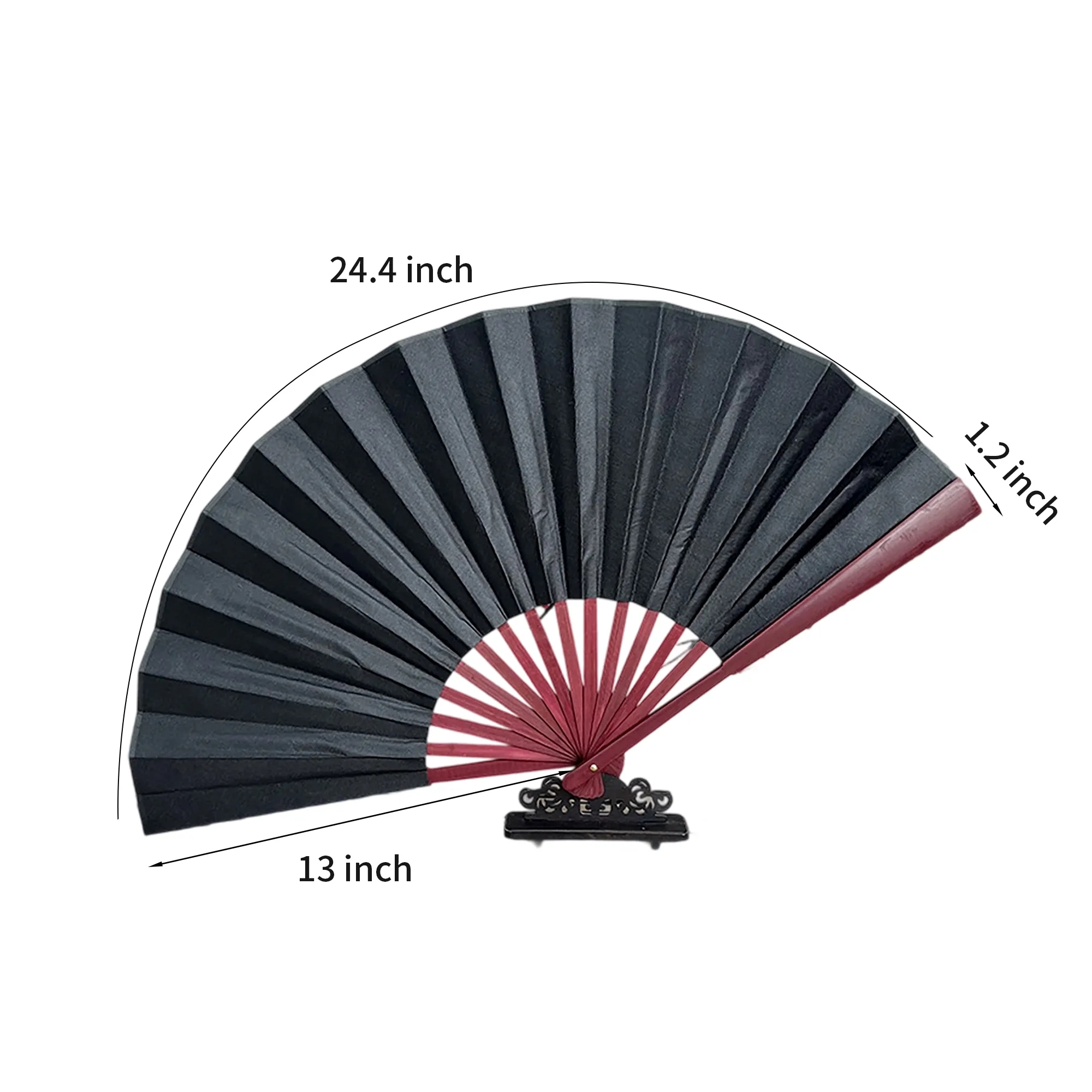 Folding Decorative Fan with Stand 7