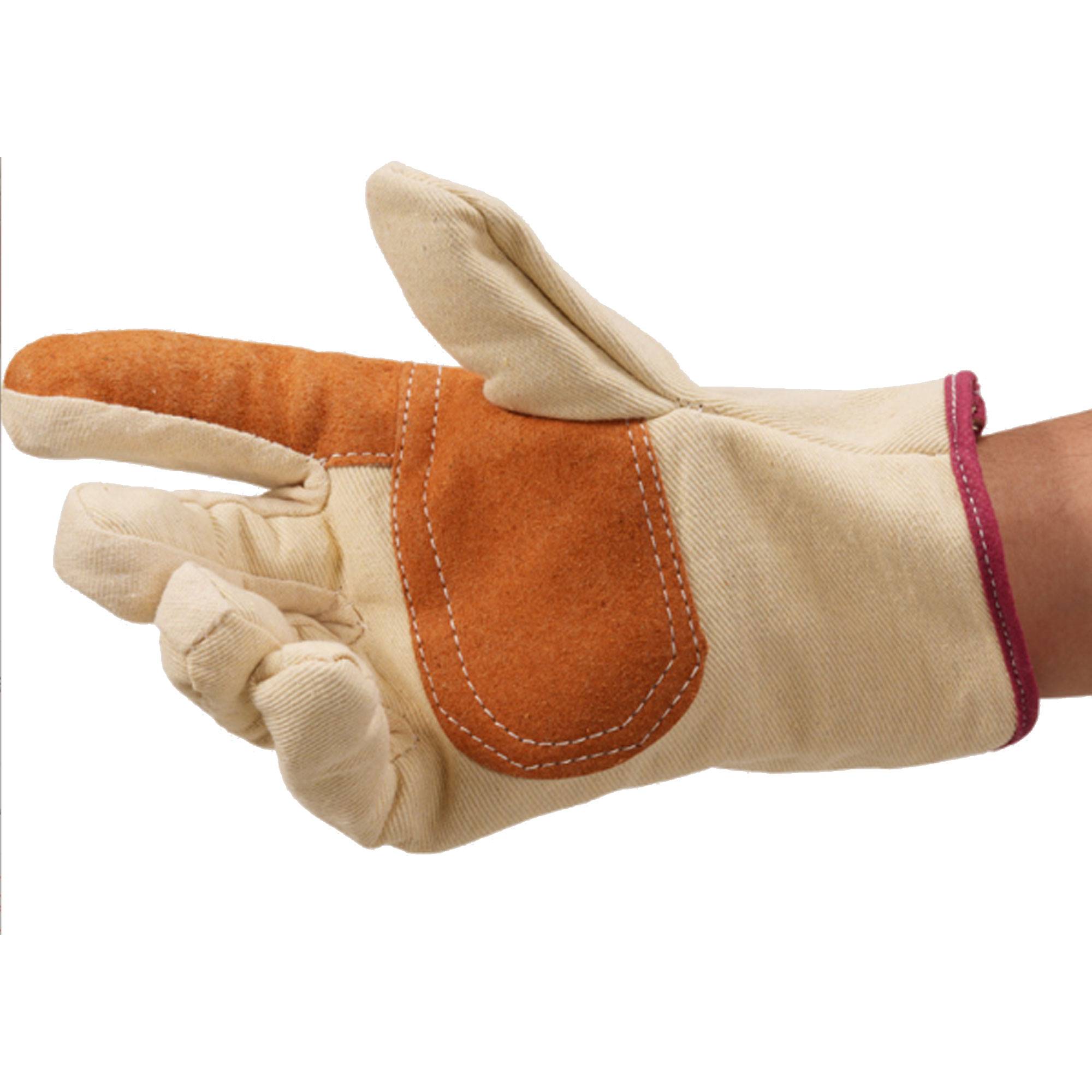 Double Layer Thickening Canvas Work Gloves 8