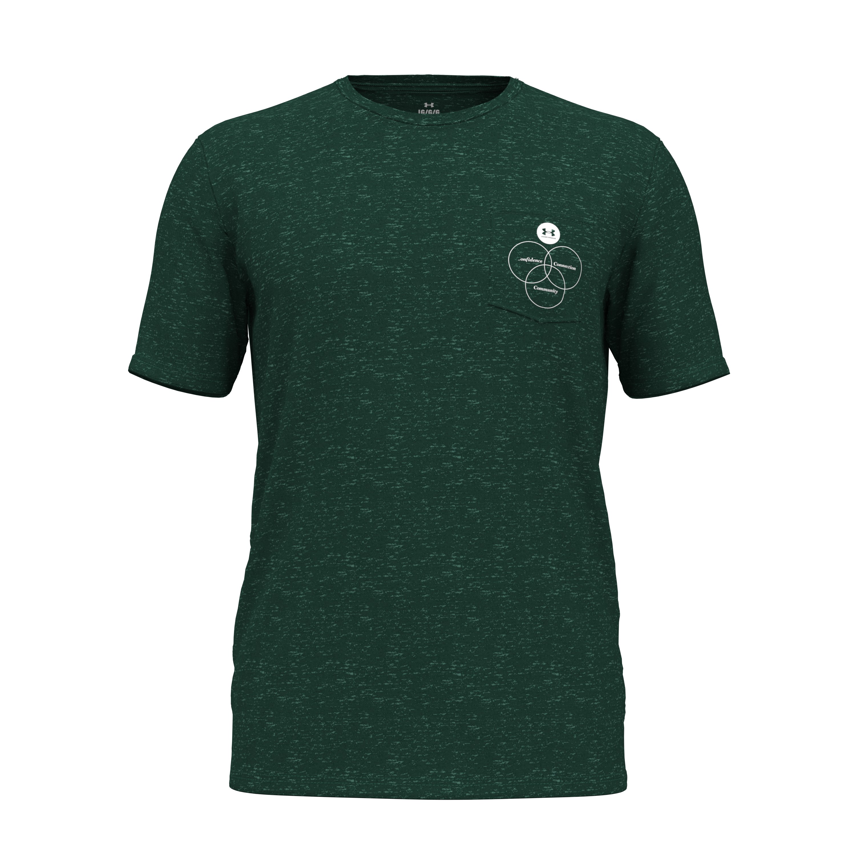Men's UA Left Chest Confidence, Connection, Community Short Sleeve  4