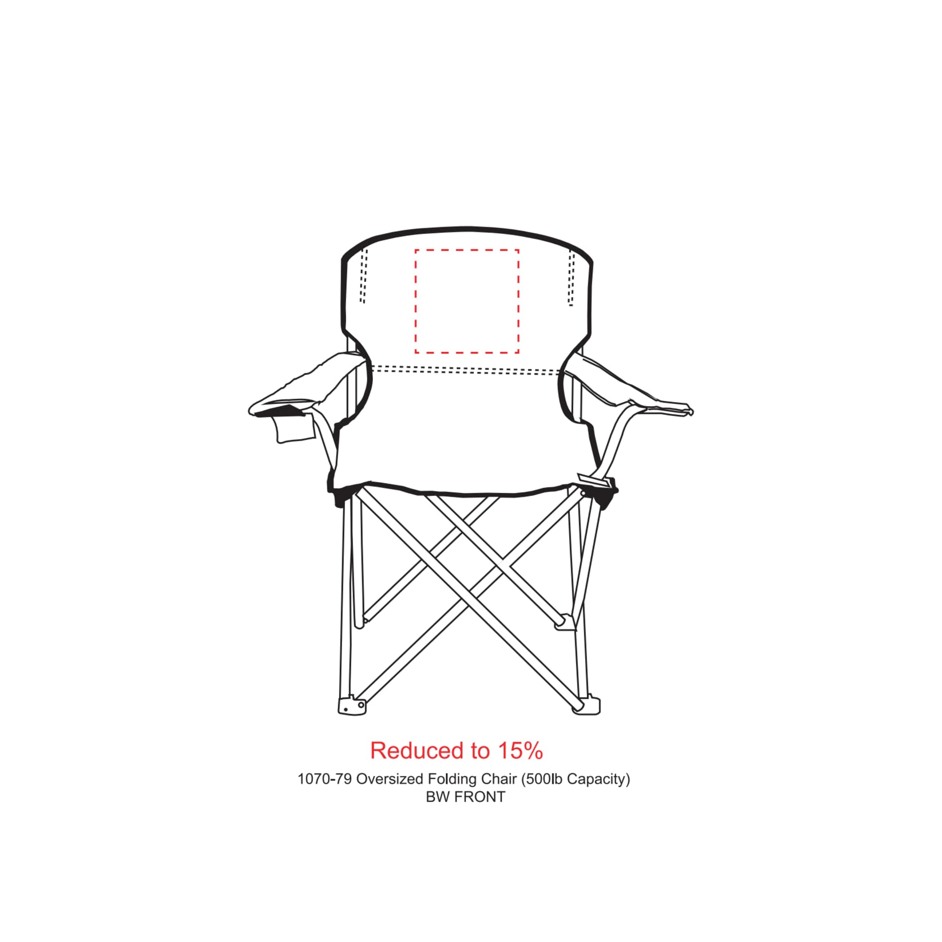 Oversized Folding Chair (500lb Capacity) 37