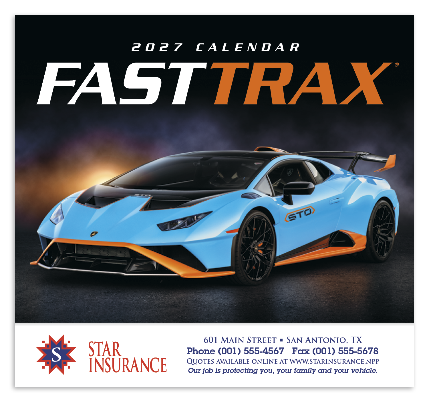 HotLine® Products Fast Trax® Appointment Calendar - Stapled 56