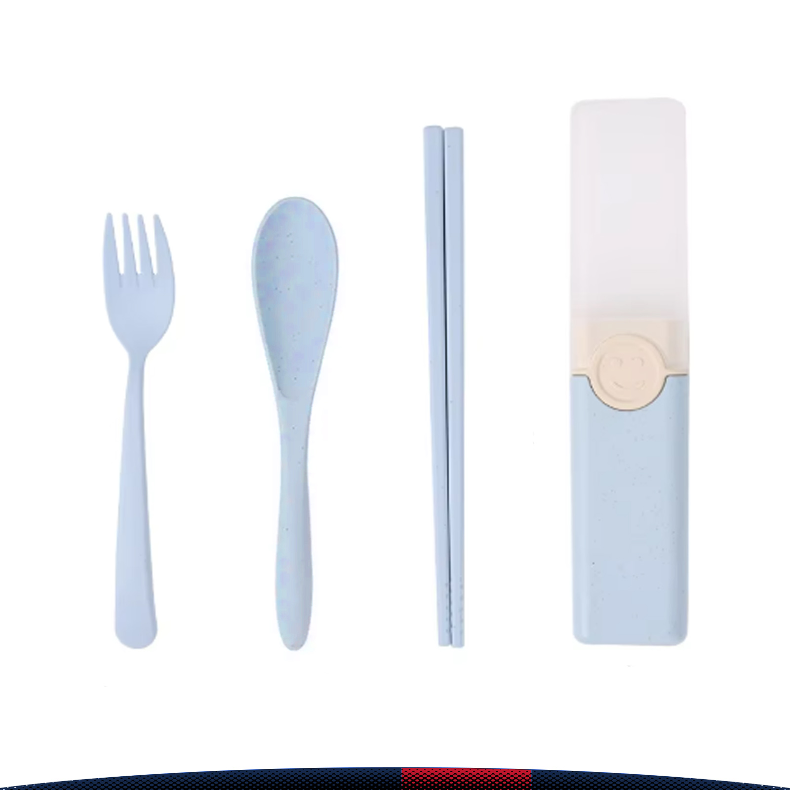 Vetraza 3-Piece Wheat Straw Cutlery Set 3