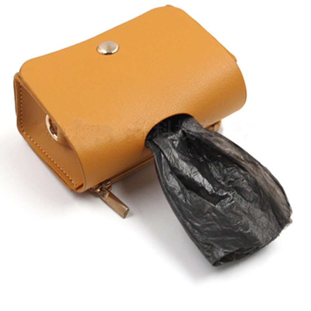 Leather Dog Poop Waste Bag Dispenser 6