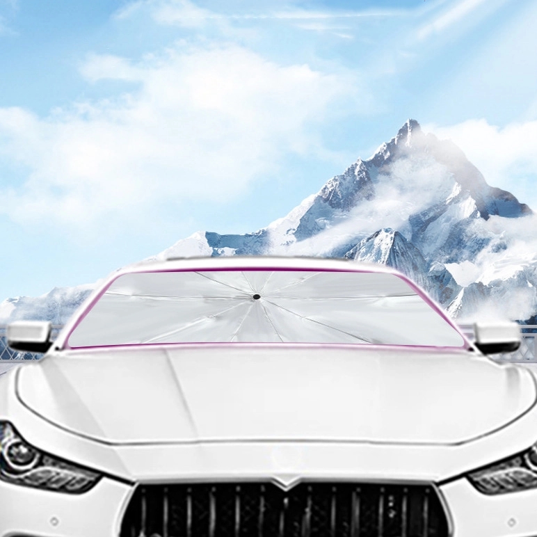 Custom Gift Automotive Car Sun Shade Foldable Umbrella 8