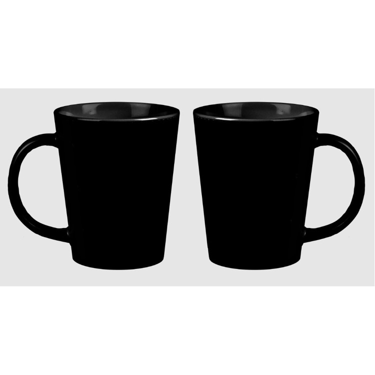 12 Oz. Short Black Latt Mug 3