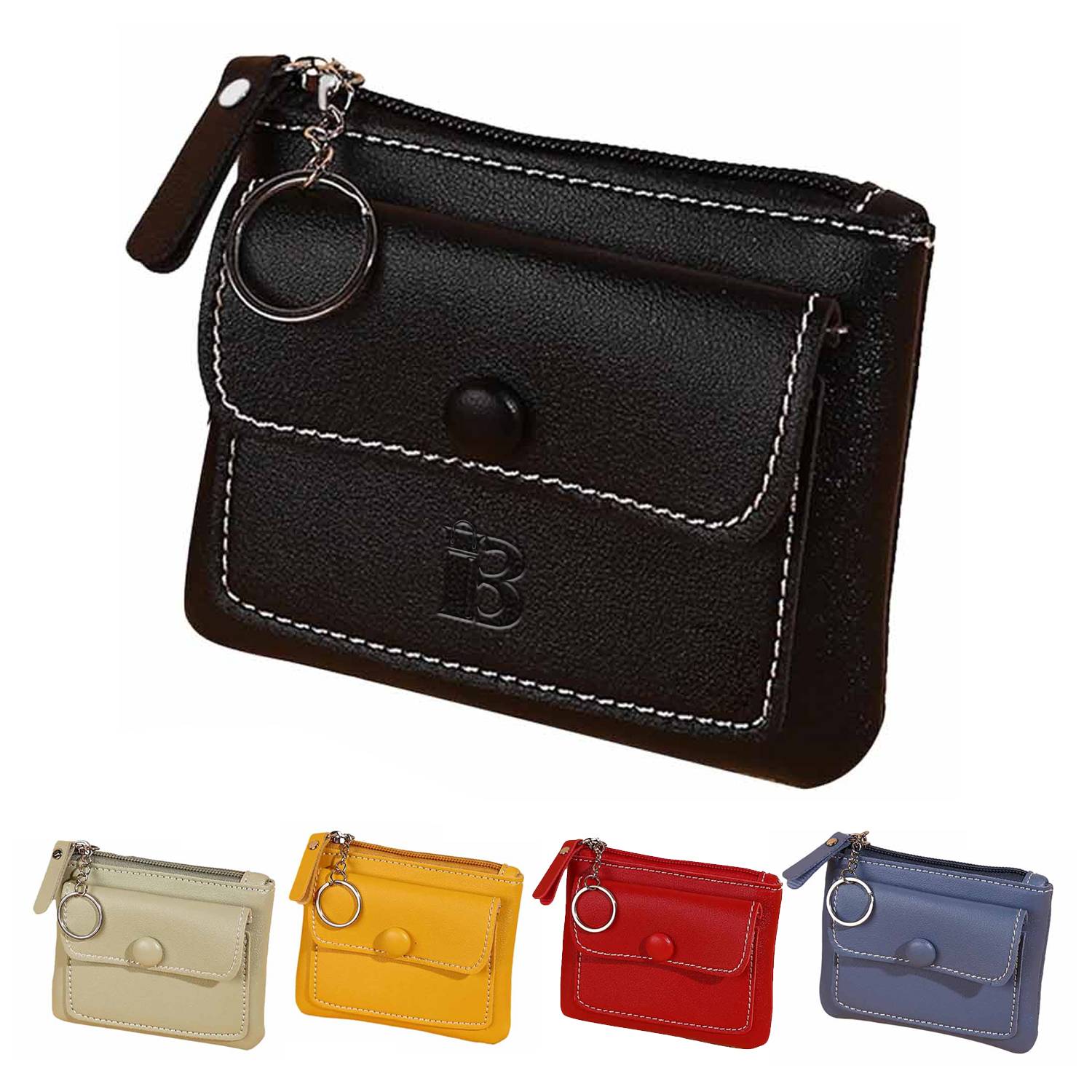 Pocket Credit Card Cases Zipper Wallet Coin Pouch Mini Purse 7