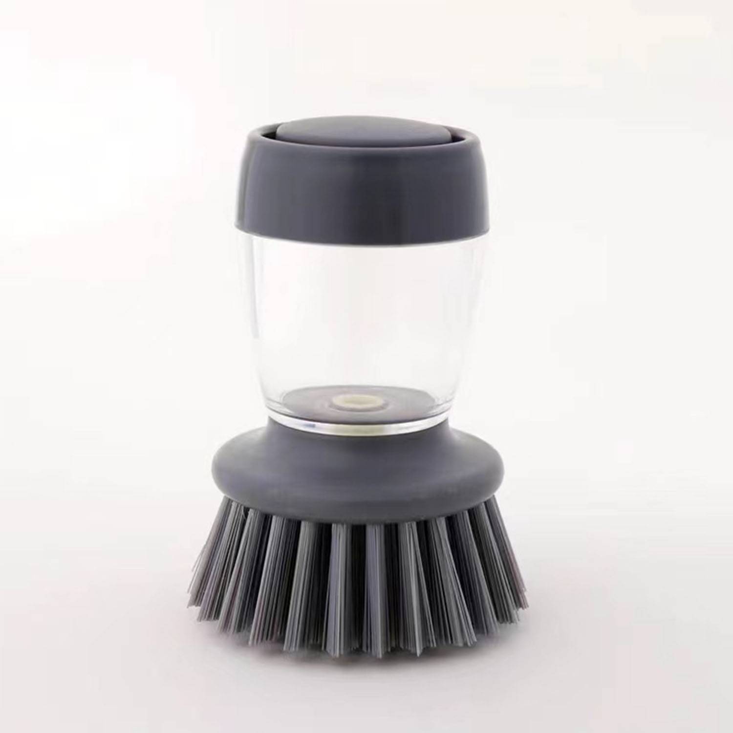 Household pots and bowls press liquid sponge cleaning brush 6