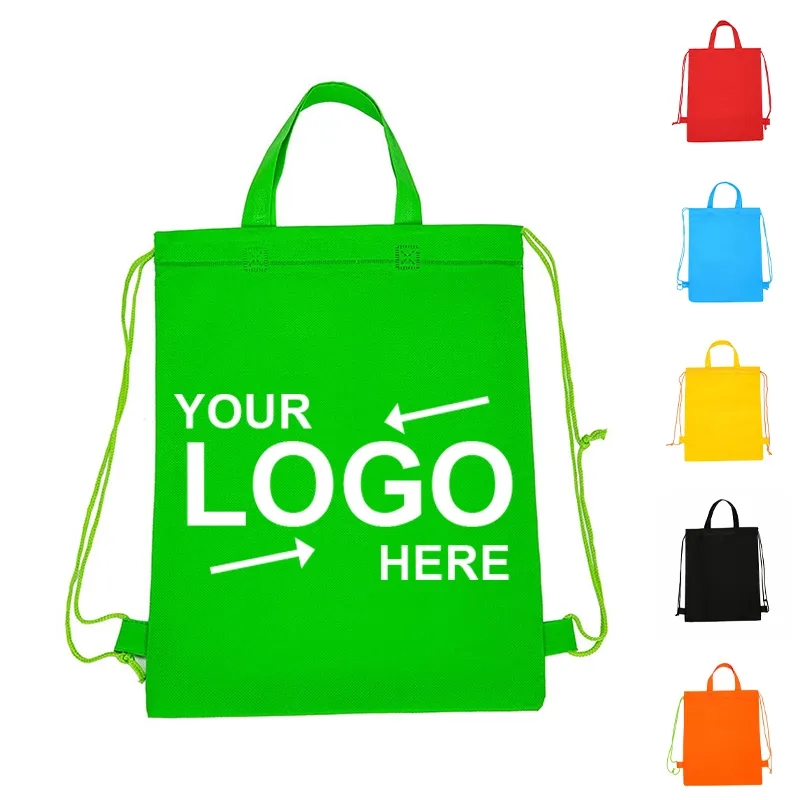 Non Woven Drawstring Bags With Handle