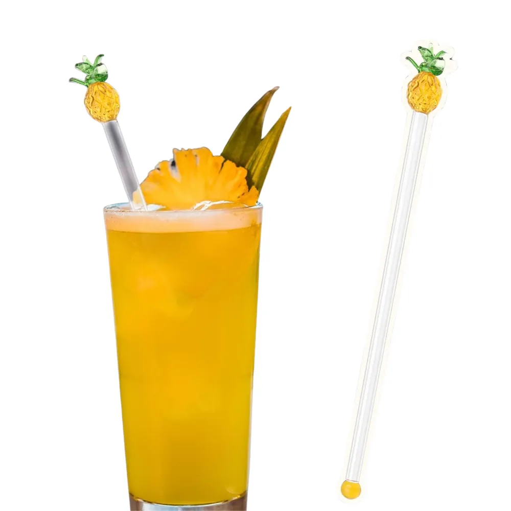 Custom Glass Molded Swizzle Stick 7