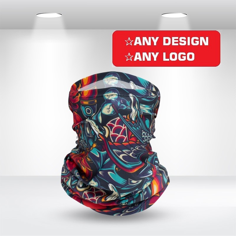 Multi-Use Neck Gaiter, Bandana w/ Full Color Sublimation 2