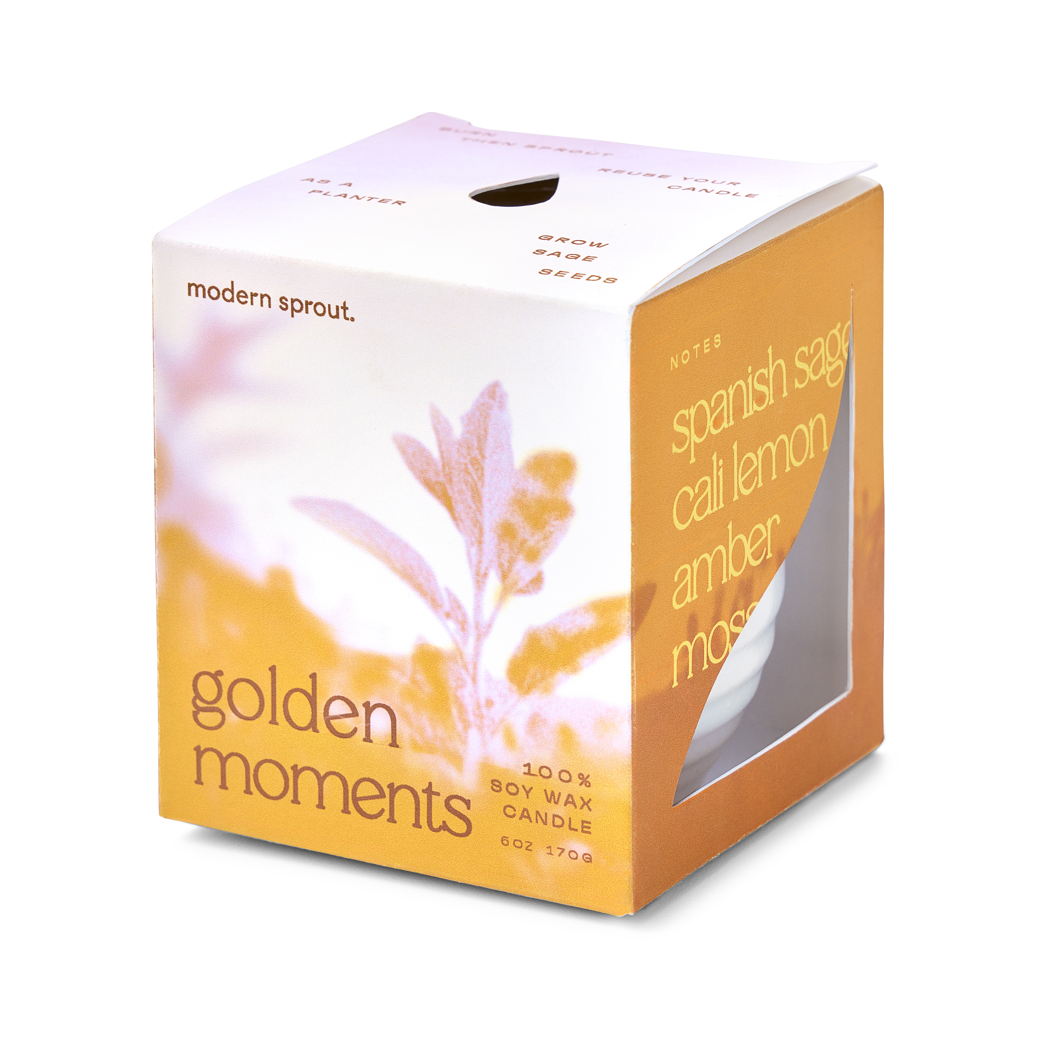 Modern Sprout® Garden Vibes Candle/Planter 16