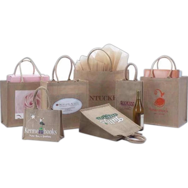 Jute Shopping Bags - Screen Printed