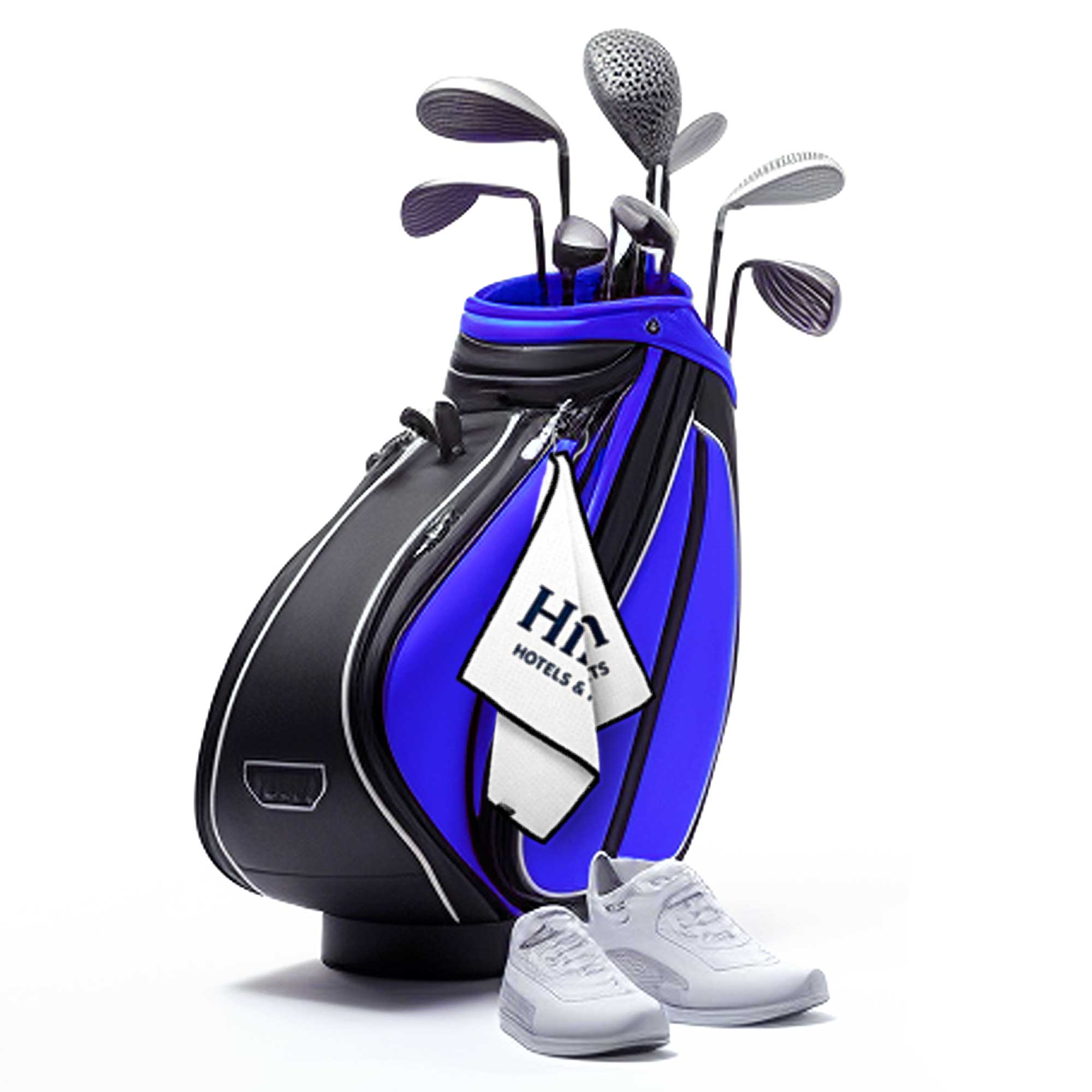 ProWaffle 12x12 rPET Golf Towel 5