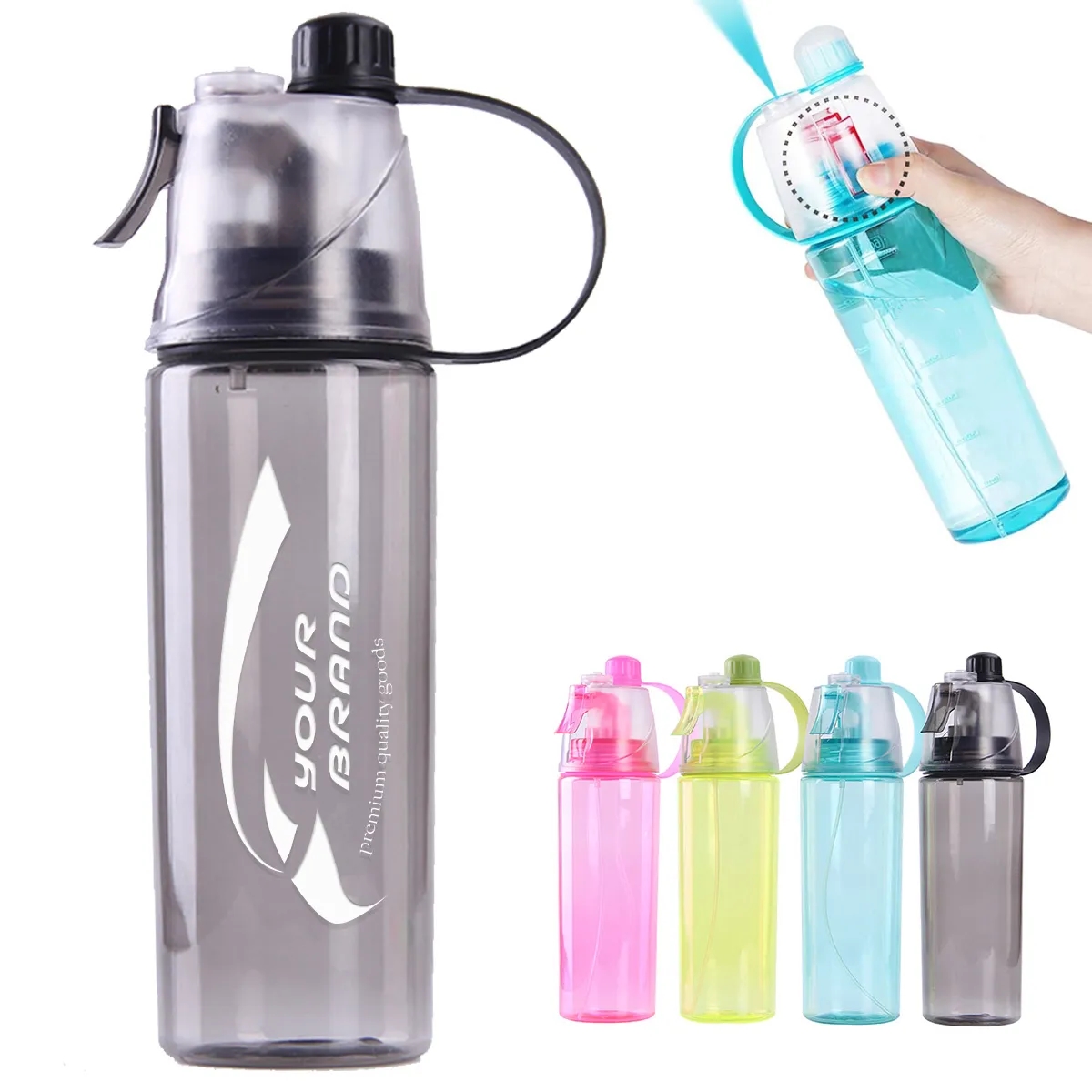 Spray Outdoor Large Capacity Sports Water Bottle 2