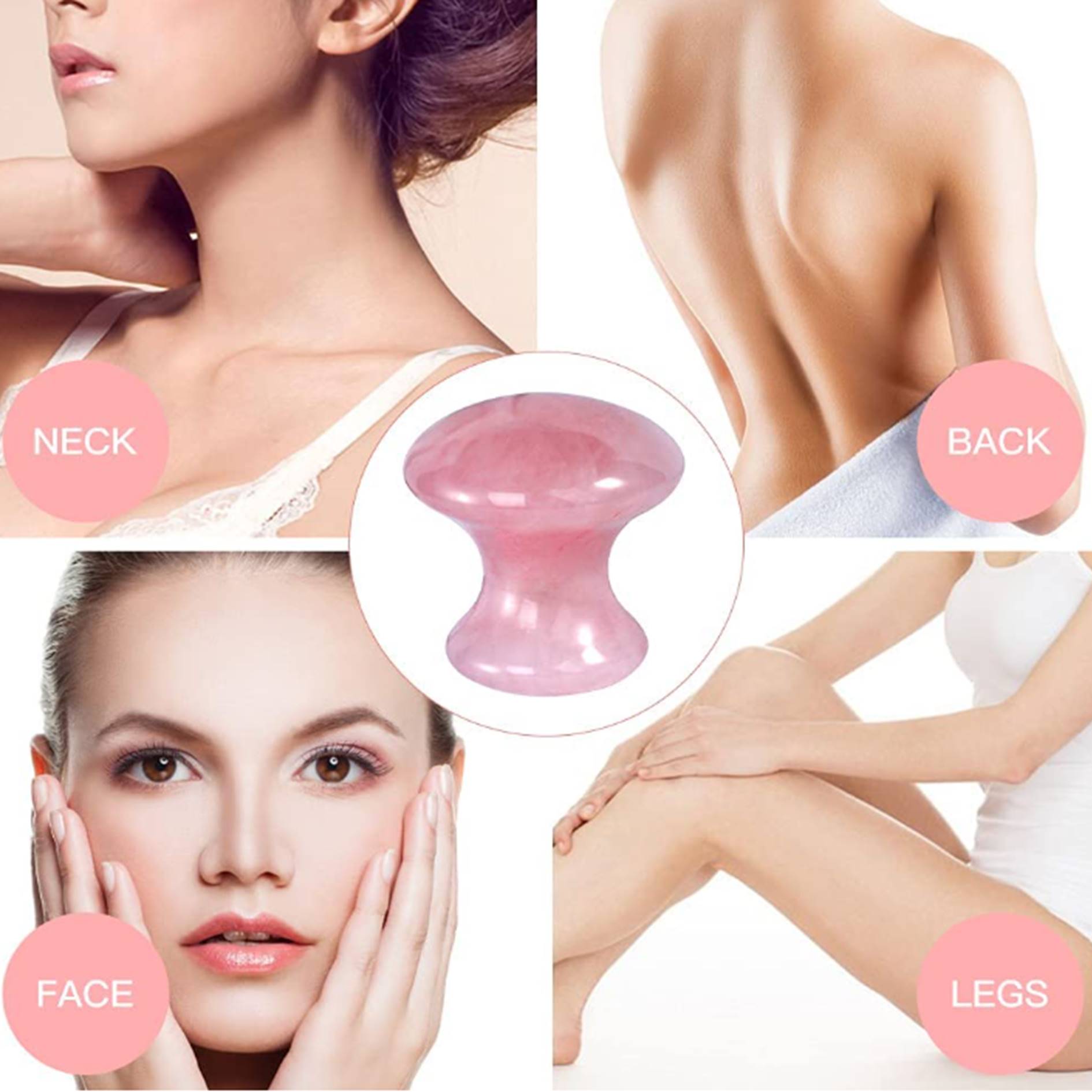Natural Jade Gua Sha Facial Tools 4