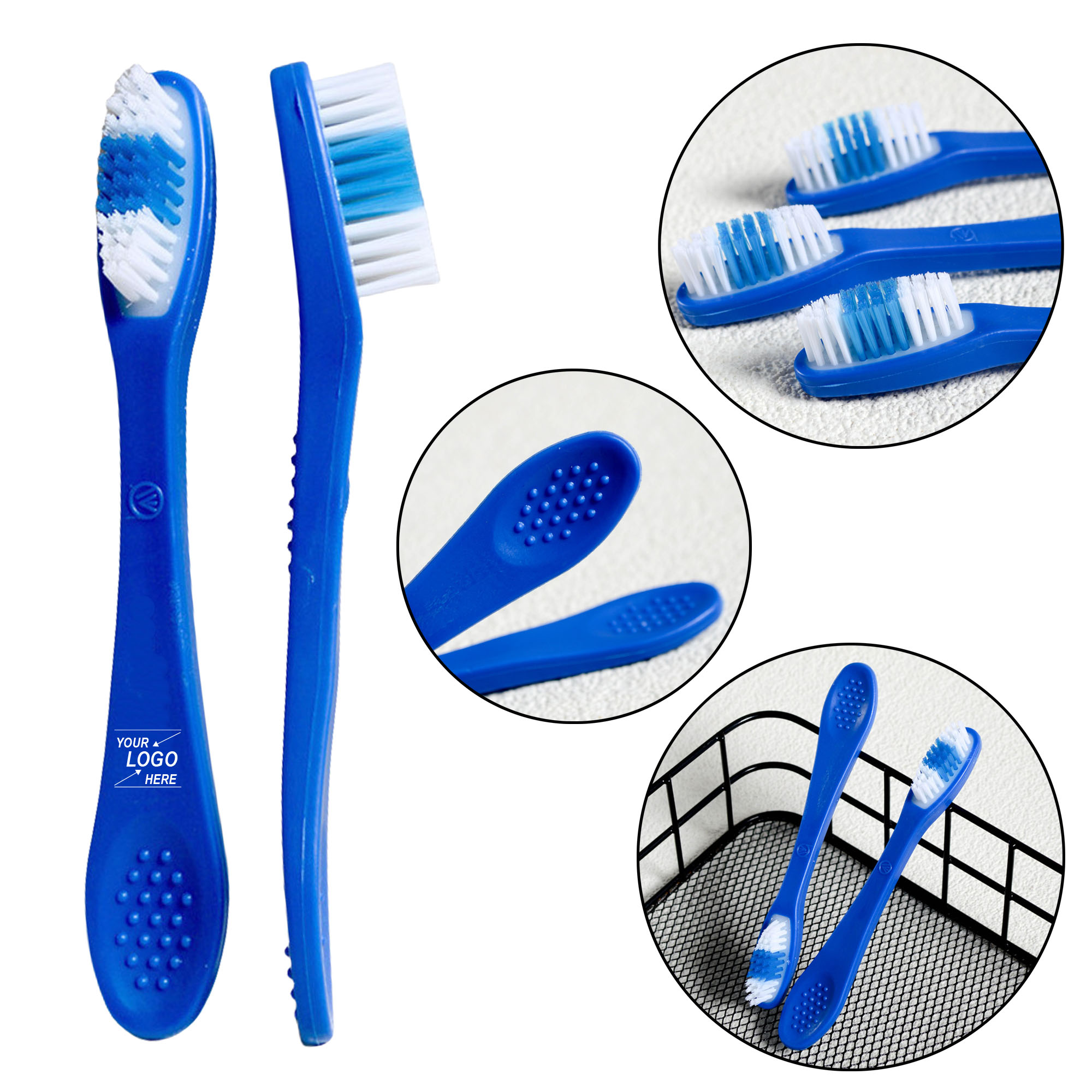 5" Soft Bendable Toothbrush with Comfortable Non-Slip PP Handle 2
