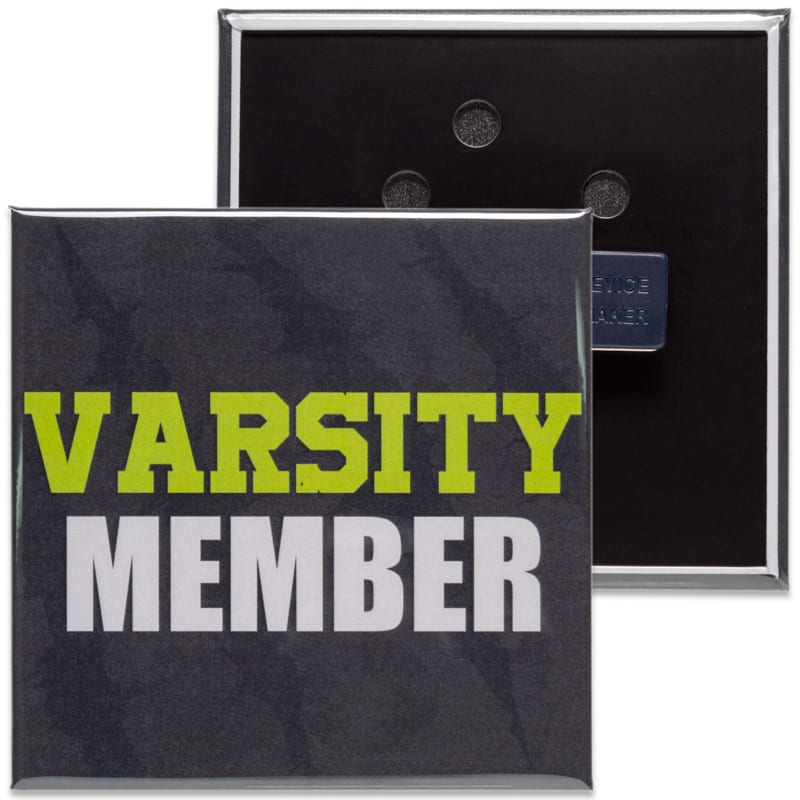 3 Inch Square Wearable Clothing Magnet Buttons 3