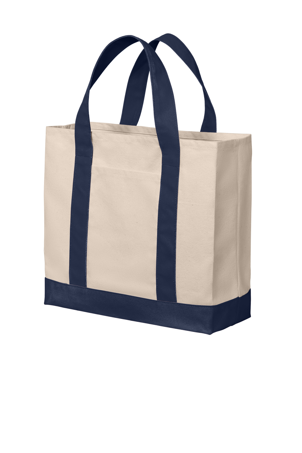 Port Authority Cotton Canvas Two-Tone Tote BG429 2