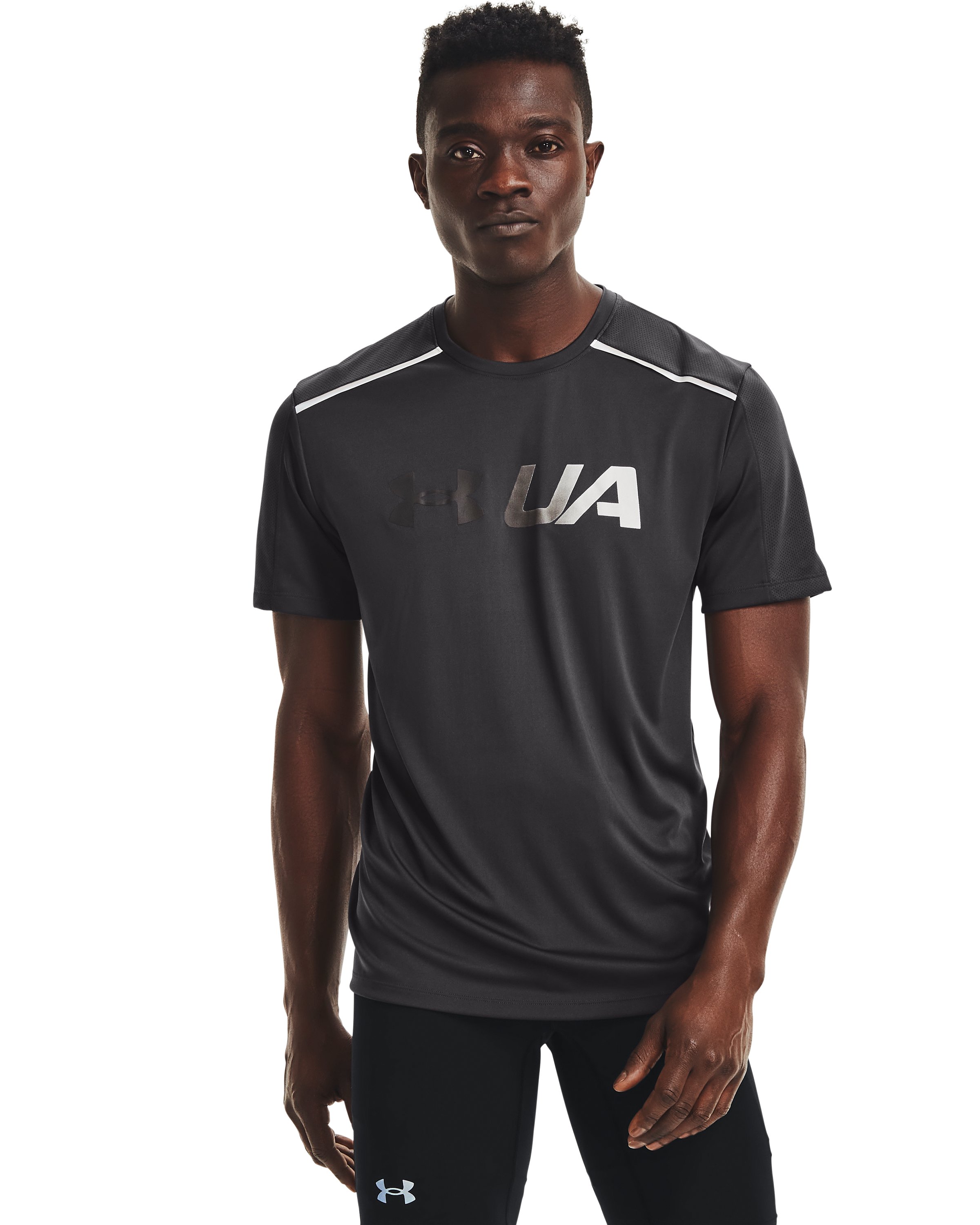 UA Run Graphic Print Fill Men's Short Sleeve 4