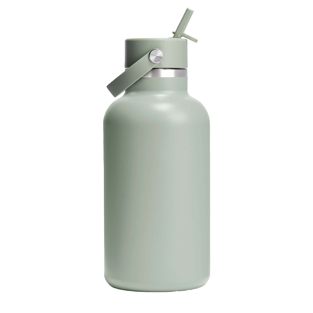 Hydro Flask 64 oz Wide Mouth Bottle with Flex Straw Cap 9