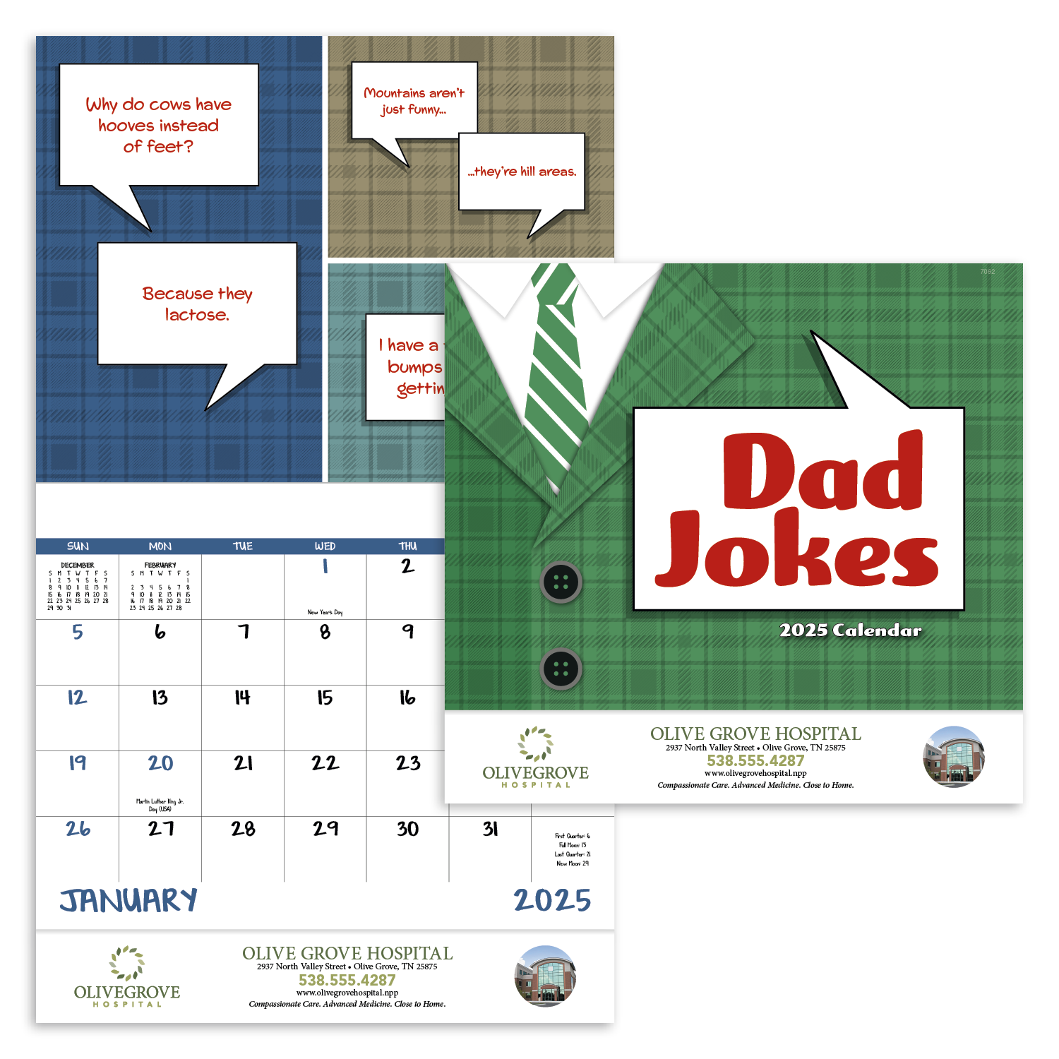 Good Value™ Dad Jokes - Stapled Calendar 8