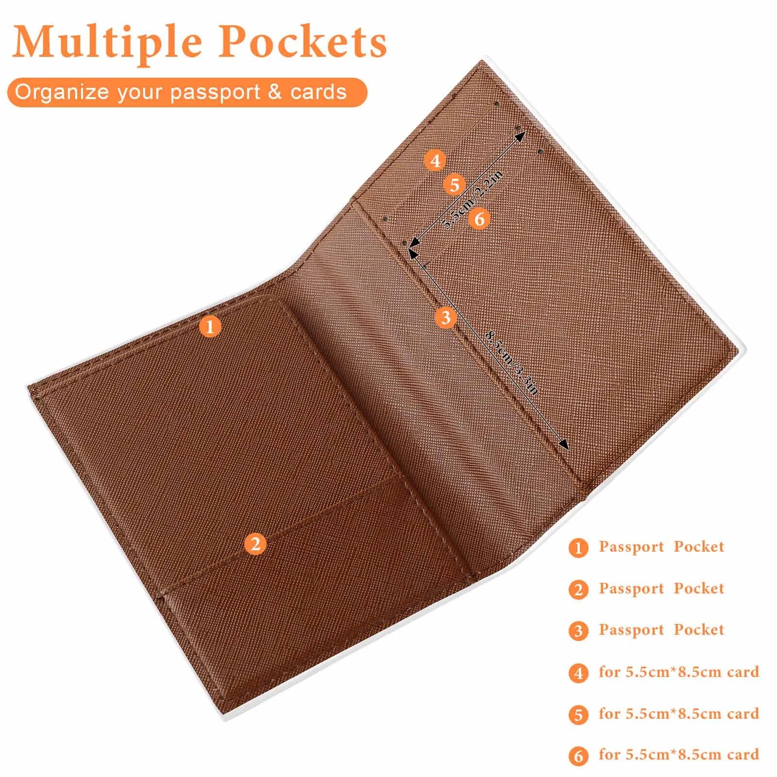 Luxury RFID Passport Holder Personalized for Frequent Flyers and Business Travel 7