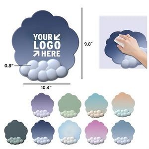 Gradient Cloud Memory Foam Wrist Support Mouse Pad 11