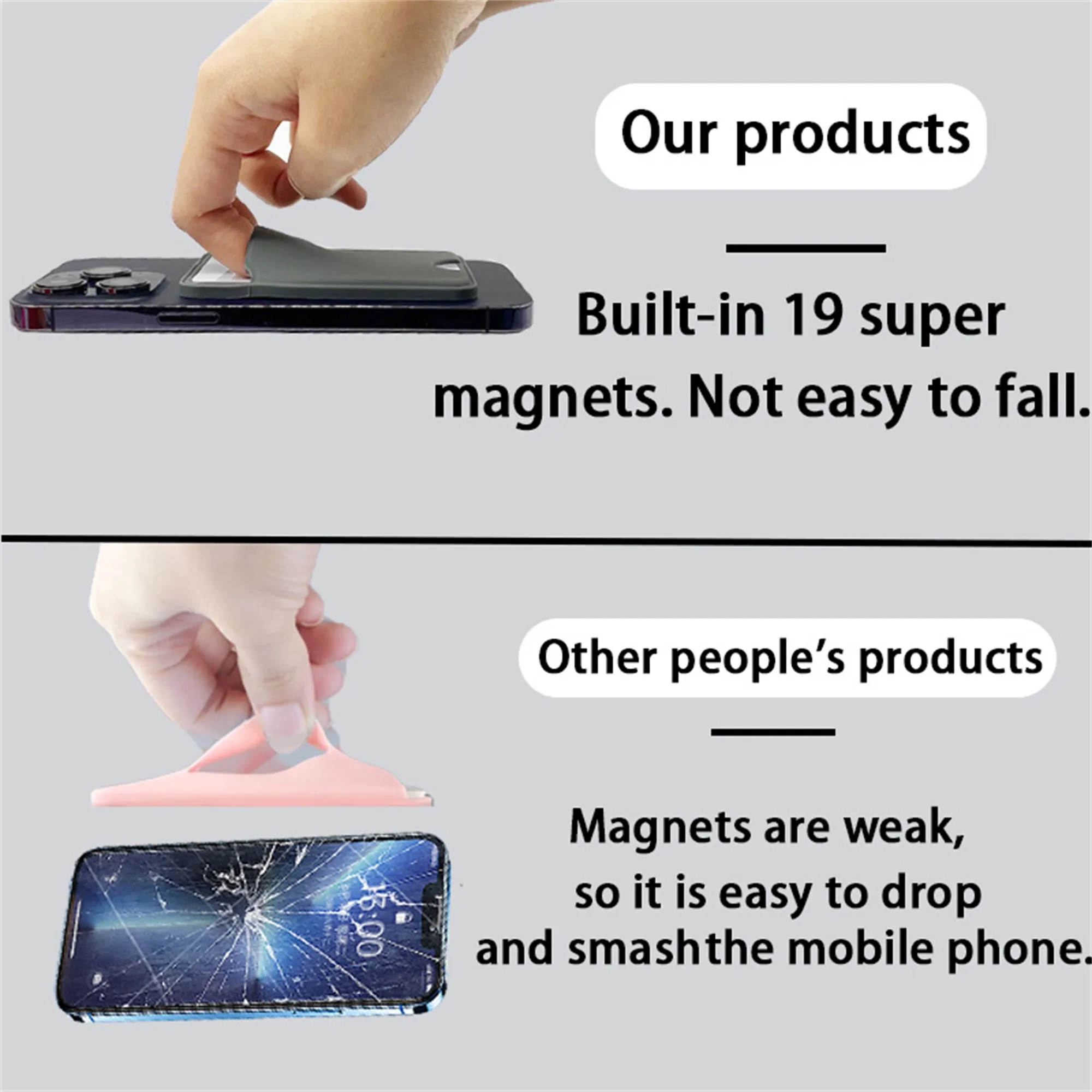 MagSafe Magnetic Silicone Phone Wallet 7