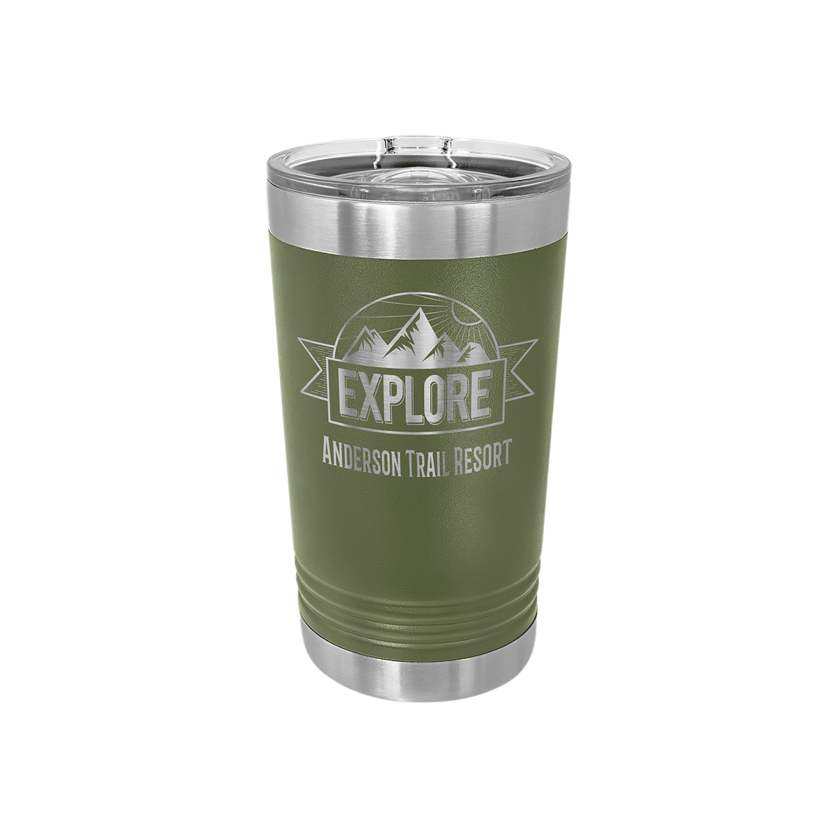 Polar Camel 16oz Stainless Steel Pint w/ Sliding Lid 76