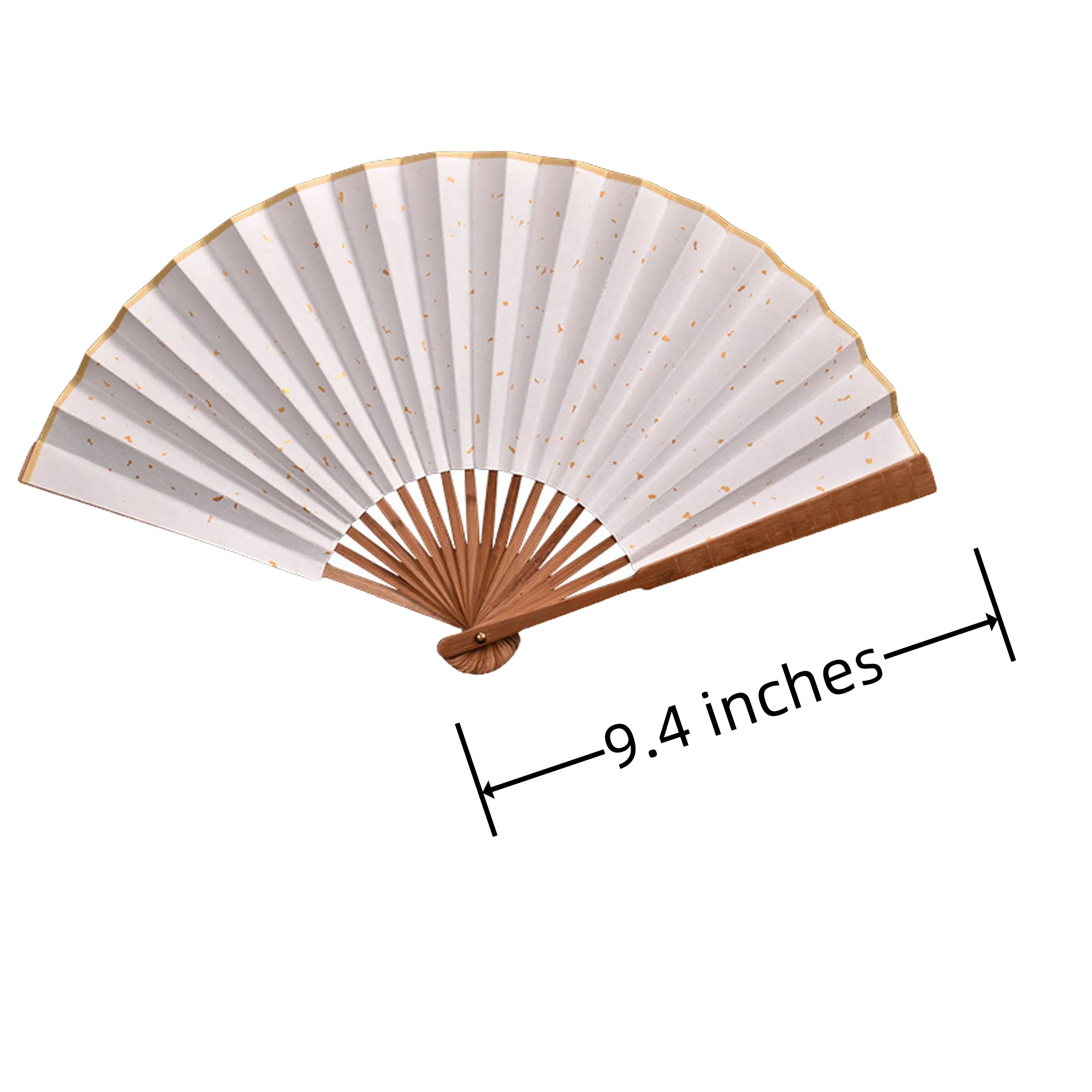 MOQ100 Collapsible Summer Paper Hand Fan 2