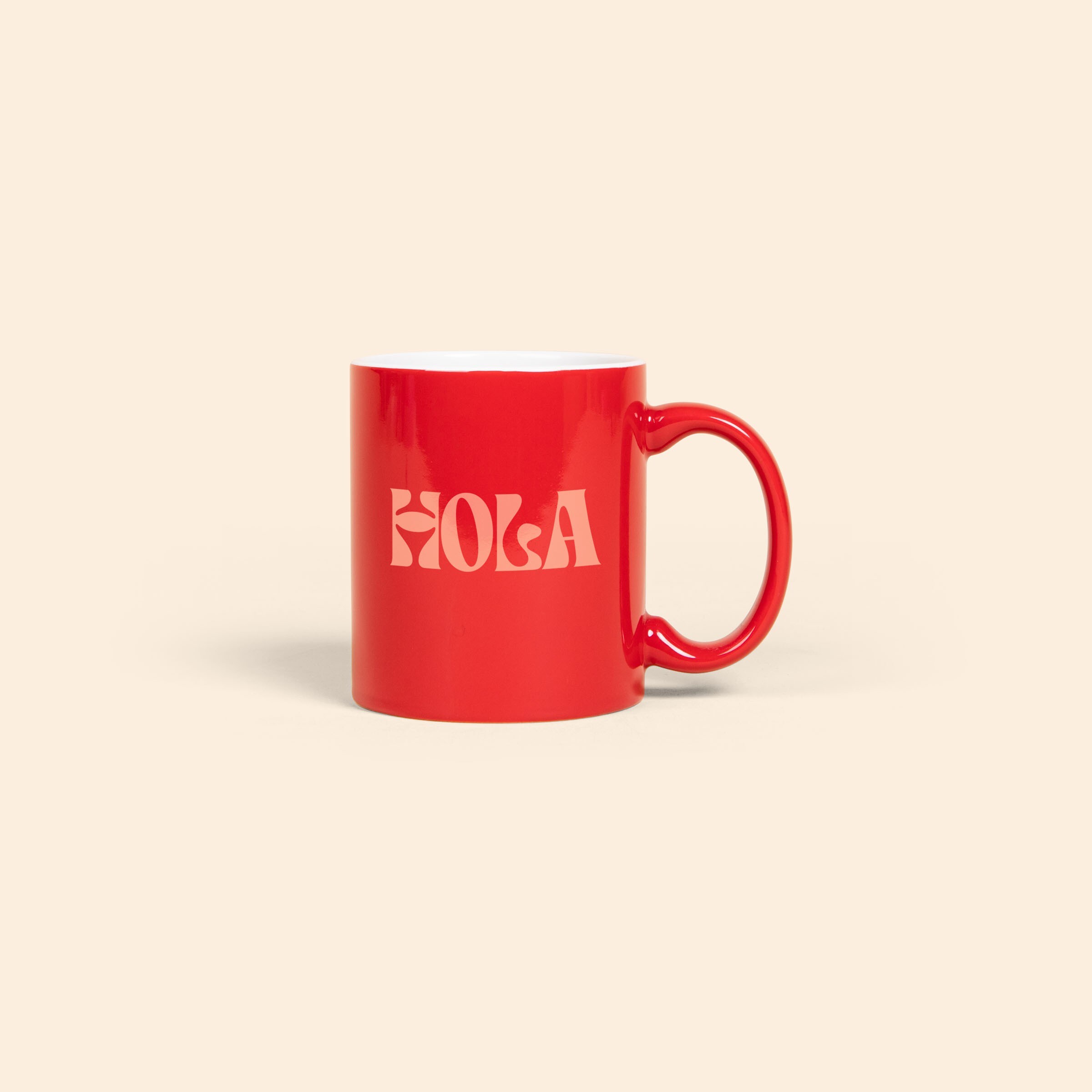 TWO TONE MUG 11OZ. RED/WHITE