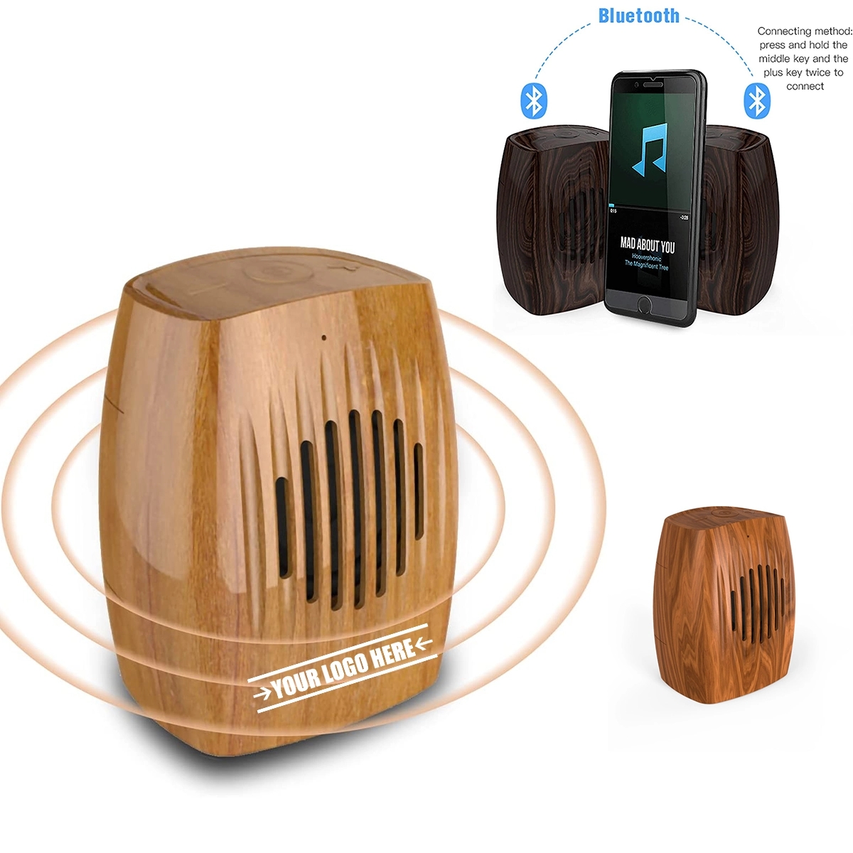 Retro Portable Outdoor Rechargeable Bluetooth Speaker 7