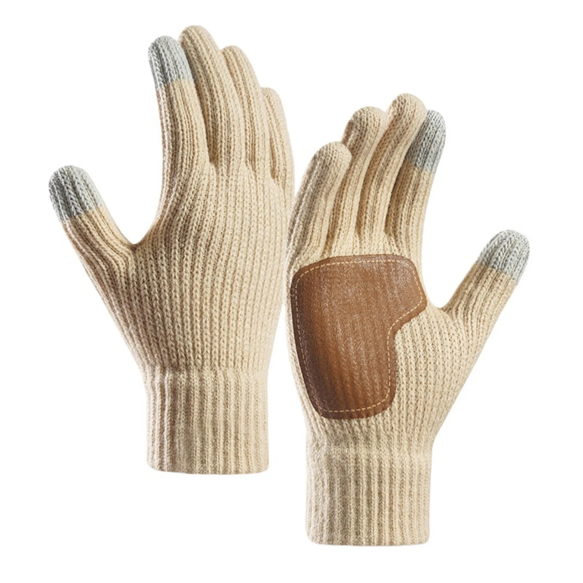Touchscreen Knit Winter Gloves Grip 16