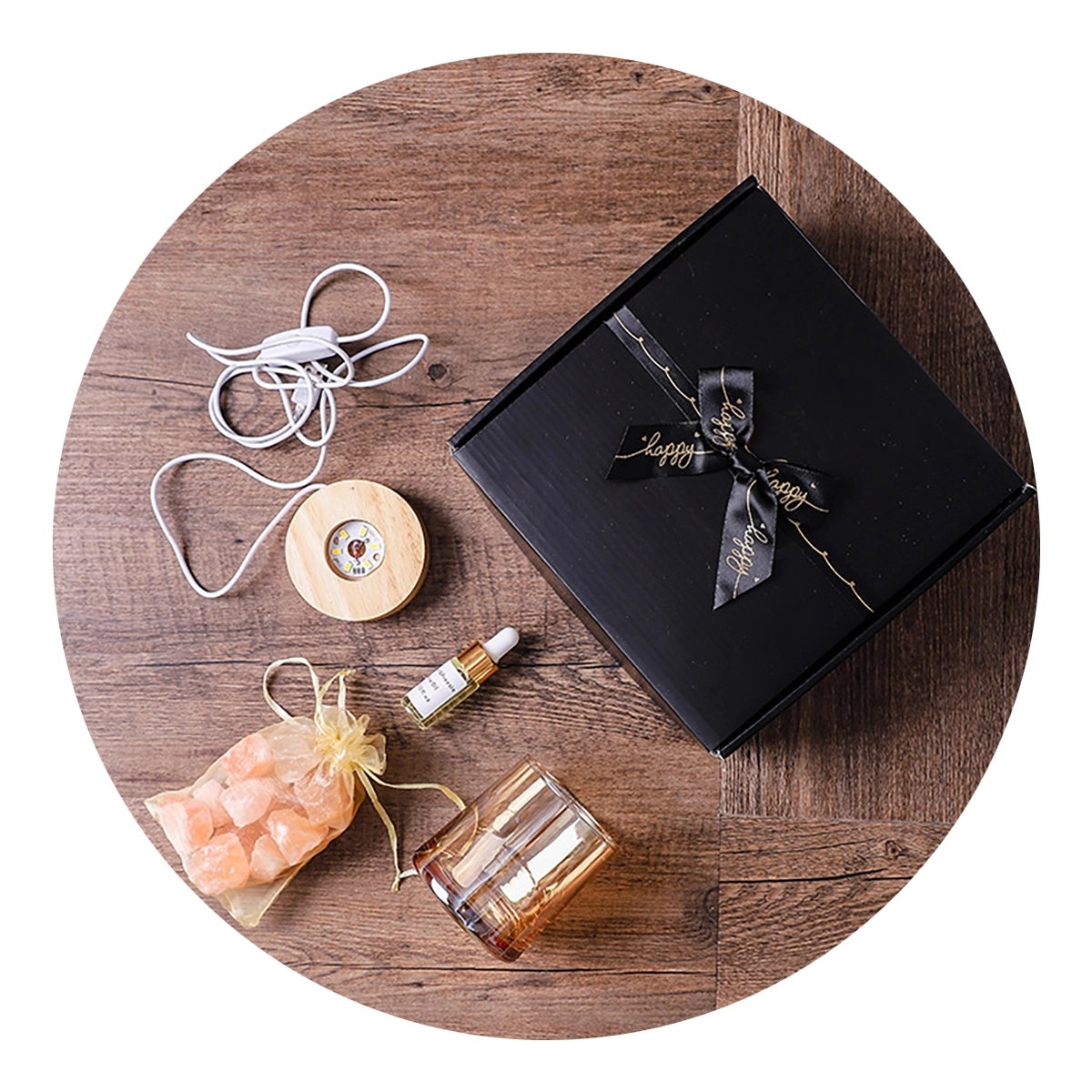 Essential OilDiffusers and Crystals stone With Led Lights 2