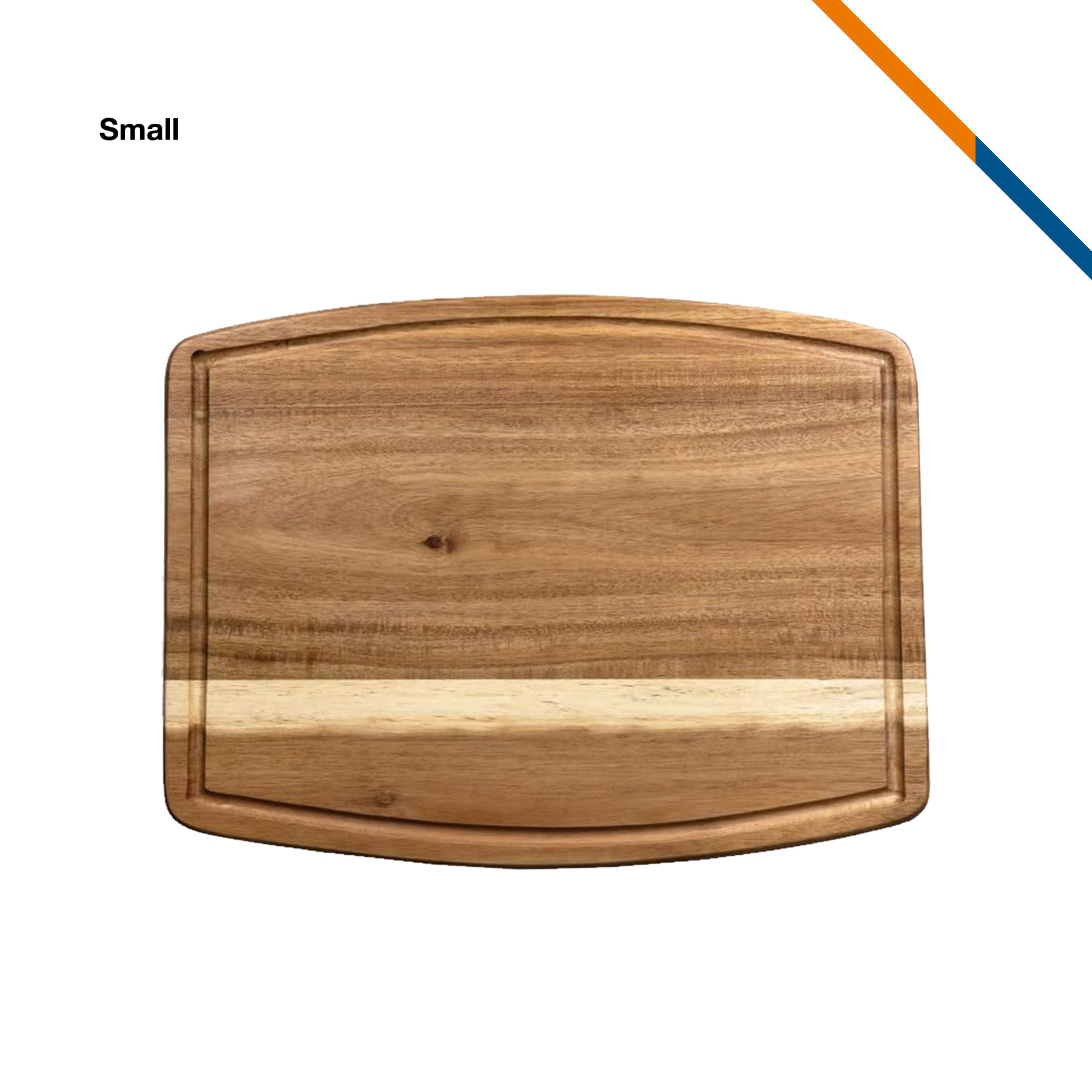 Lauretta Acacia Wood Curve Shape Cutting Board 3