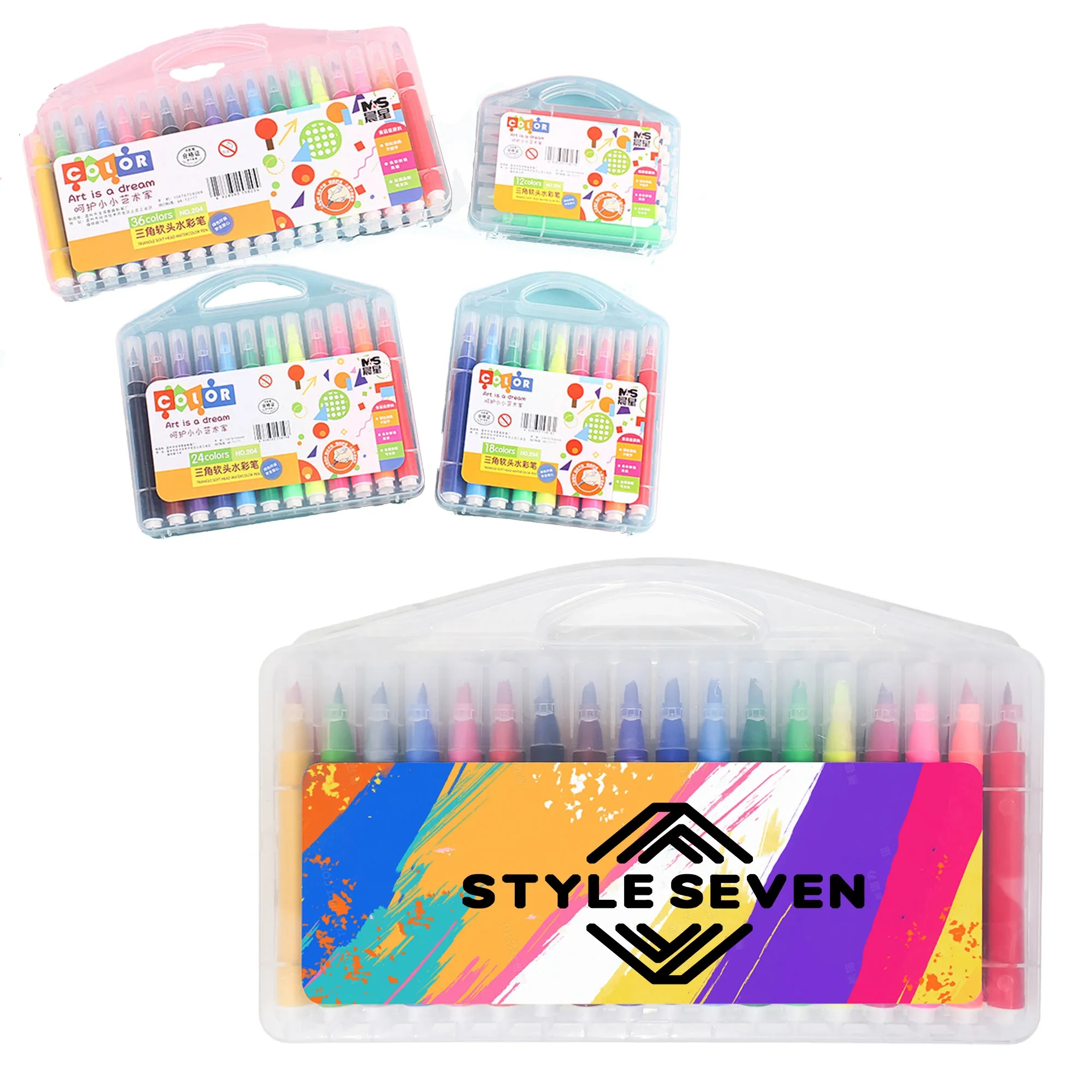 Watercolor Brush Markers