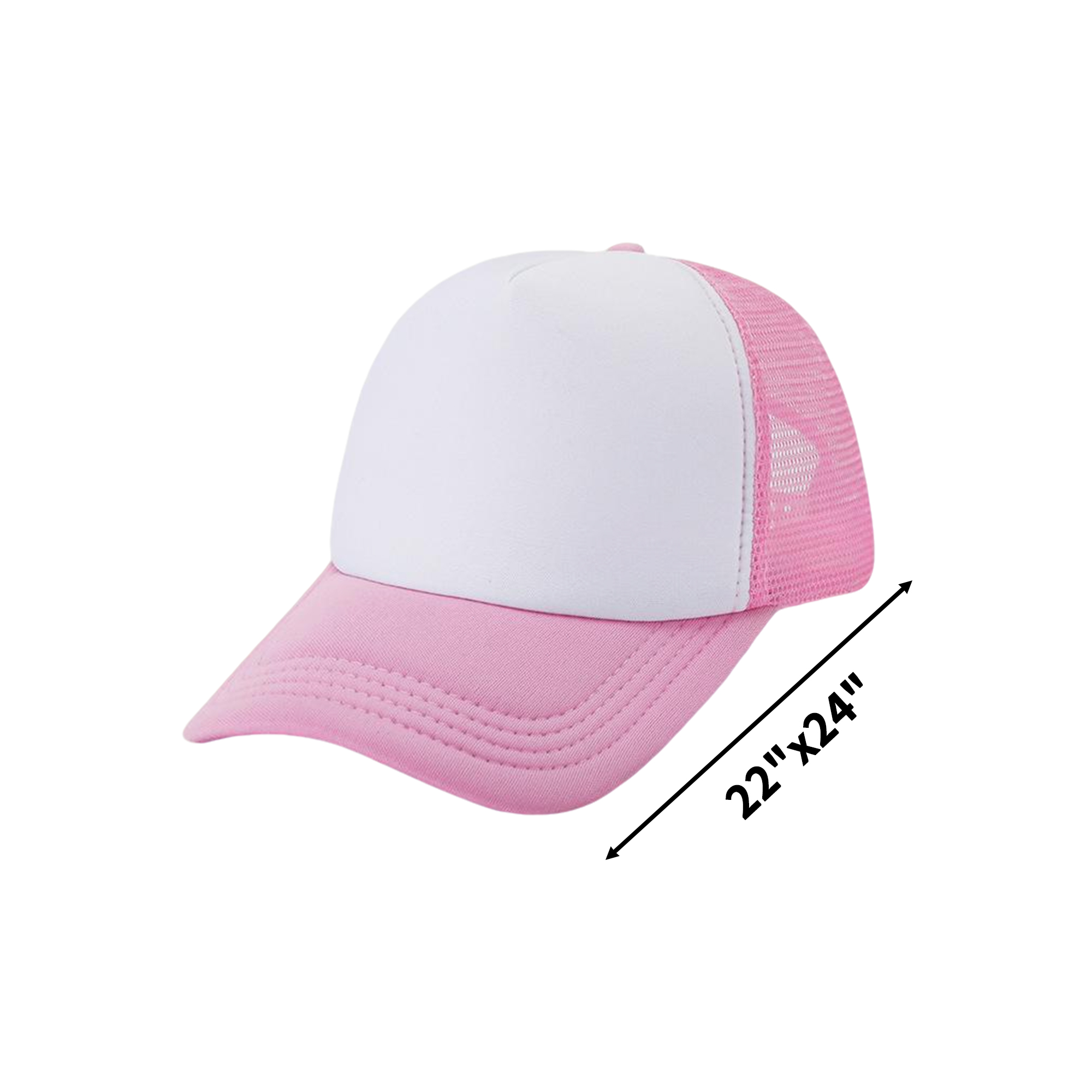 Sponge Mesh Back Trucker Cap With Plastic Snapback 17