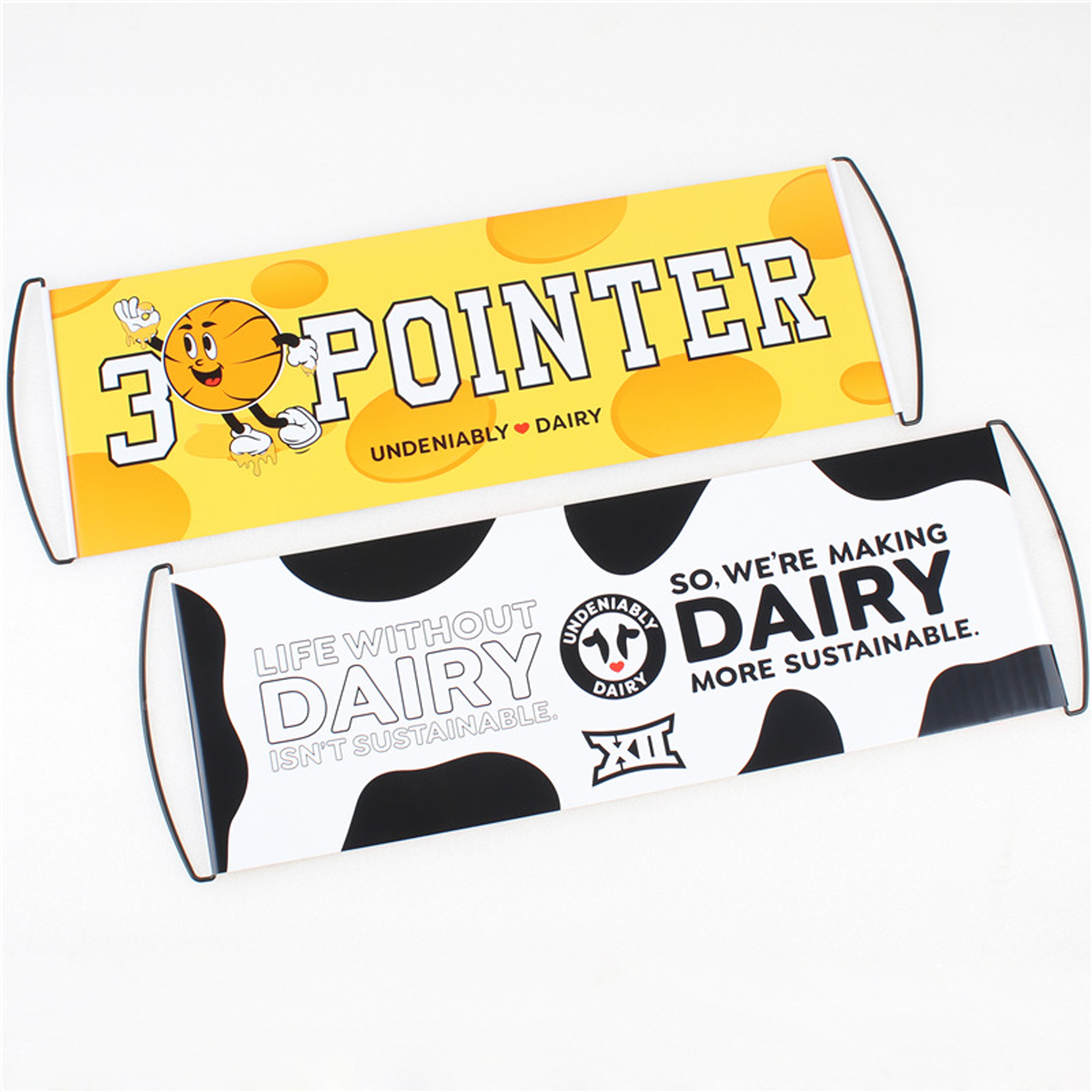 Creative Handheld Roll Banner PET Retractable Sign 4