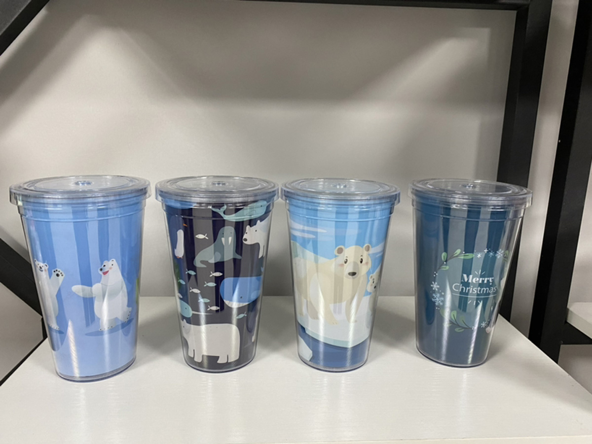 Double Wall Tumbler with Straw 2