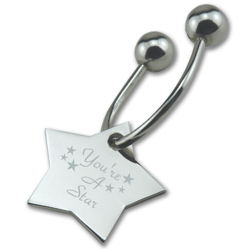 Designer Inspired Star Keytag 2