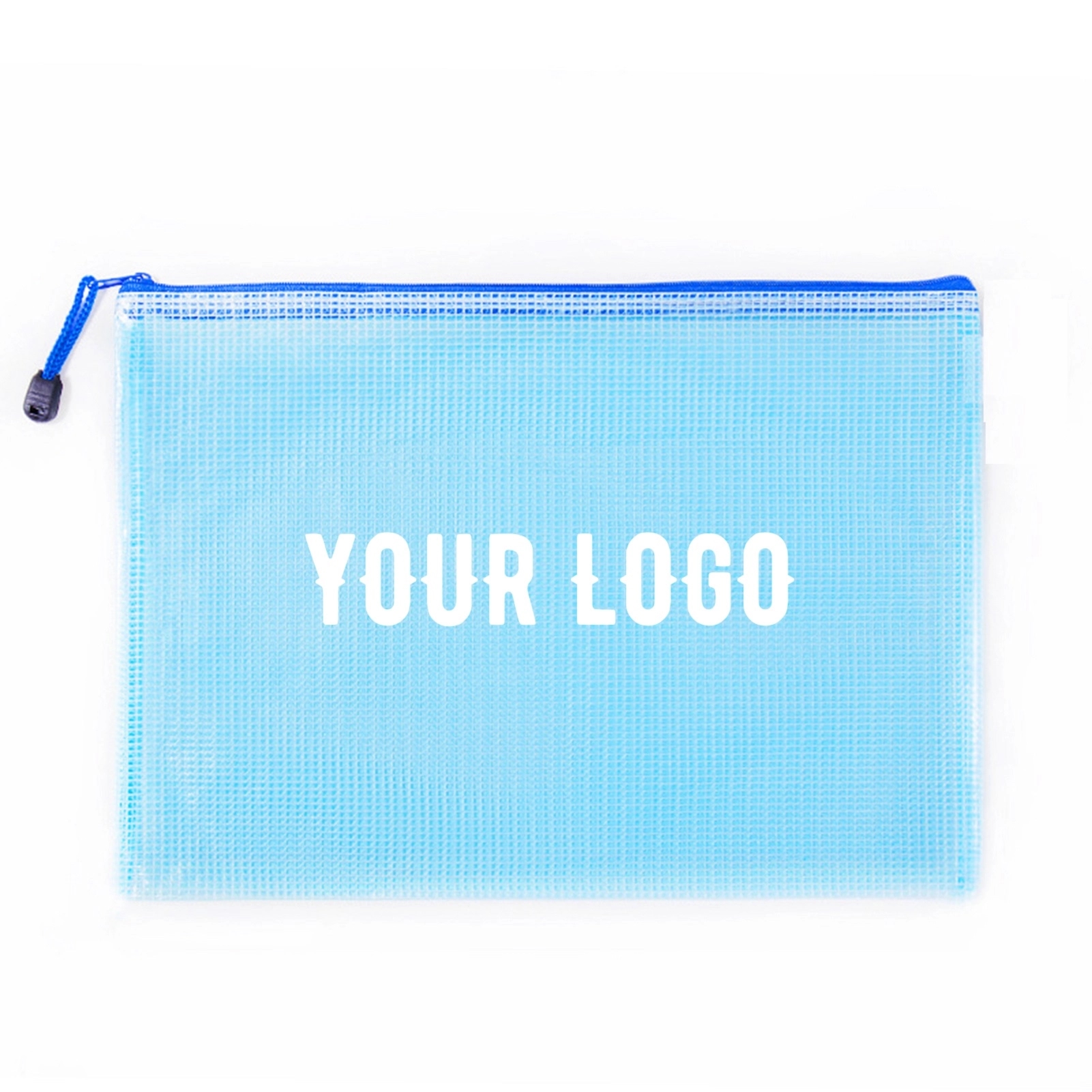 A4 File Double Layer Mesh Zipper Bag 2