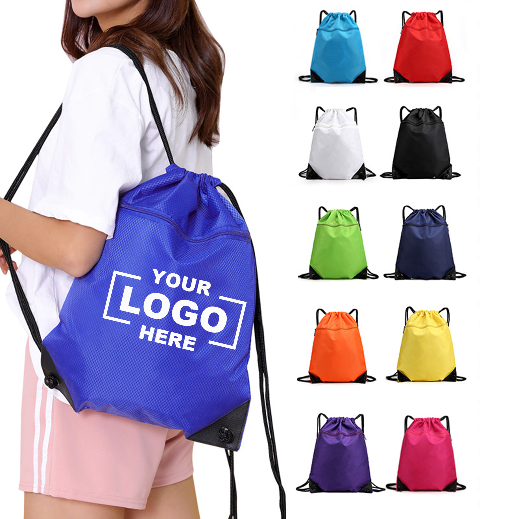Polyester Drawstring Backpack 2