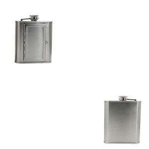Oil Tank Shaped 5oz Stainless Steel Flask With Handle, custom water bottle with logo imprint 4